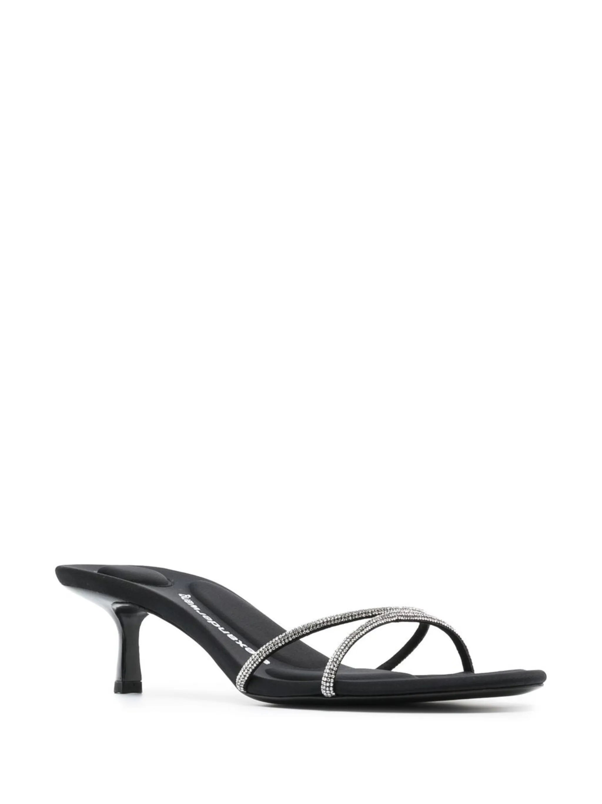 50mm Dahlia crystal-embellished sandals