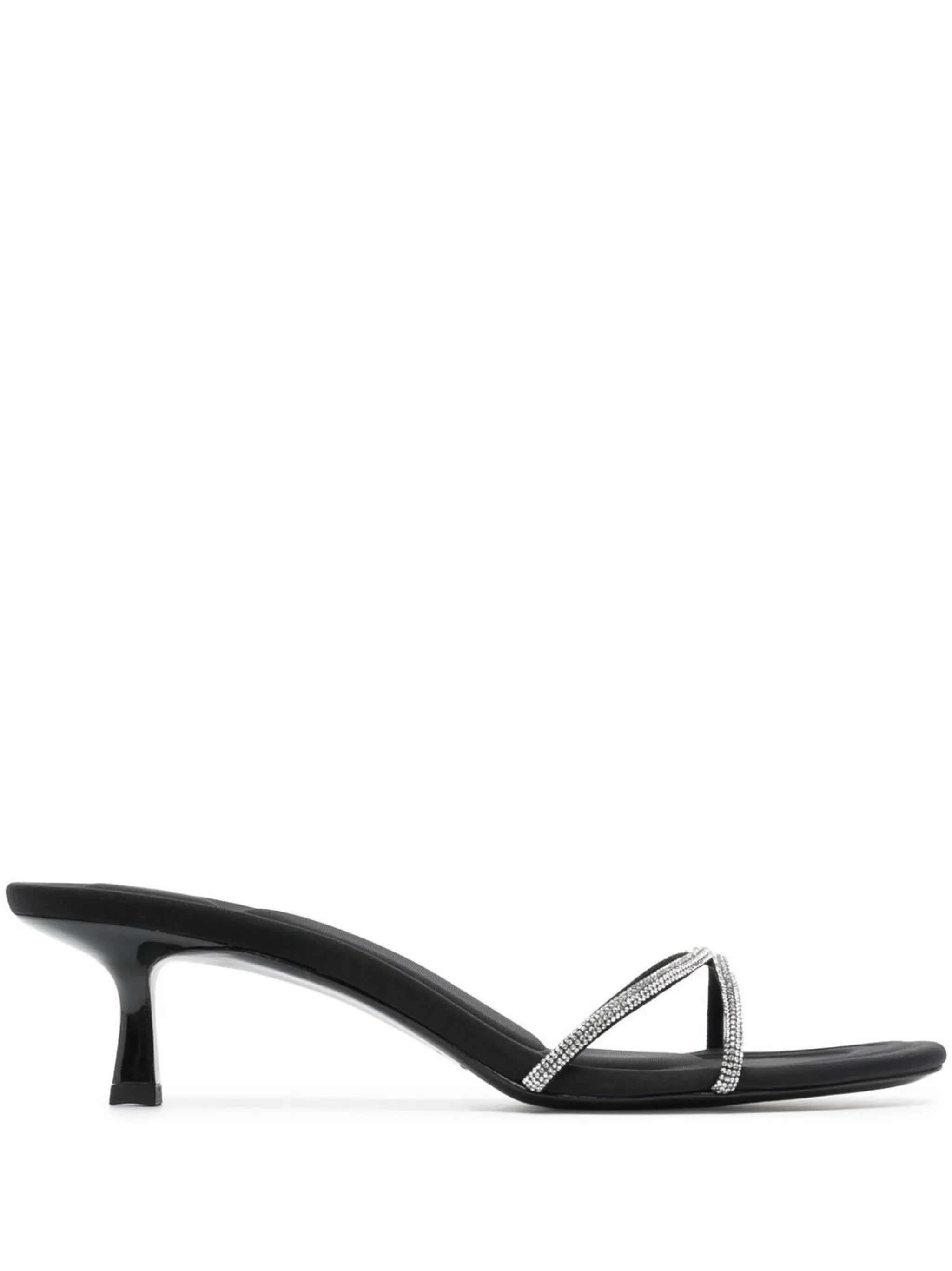 50mm Dahlia crystal-embellished sandals