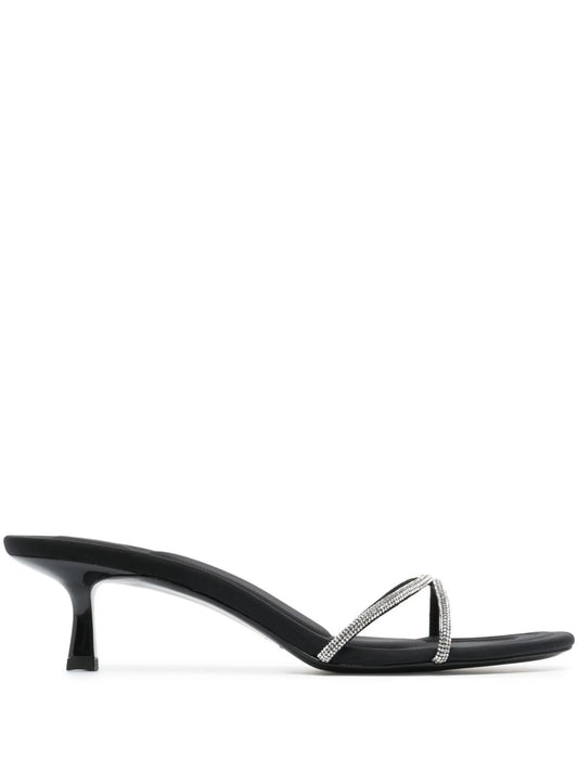 50mm Dahlia crystal-embellished sandals