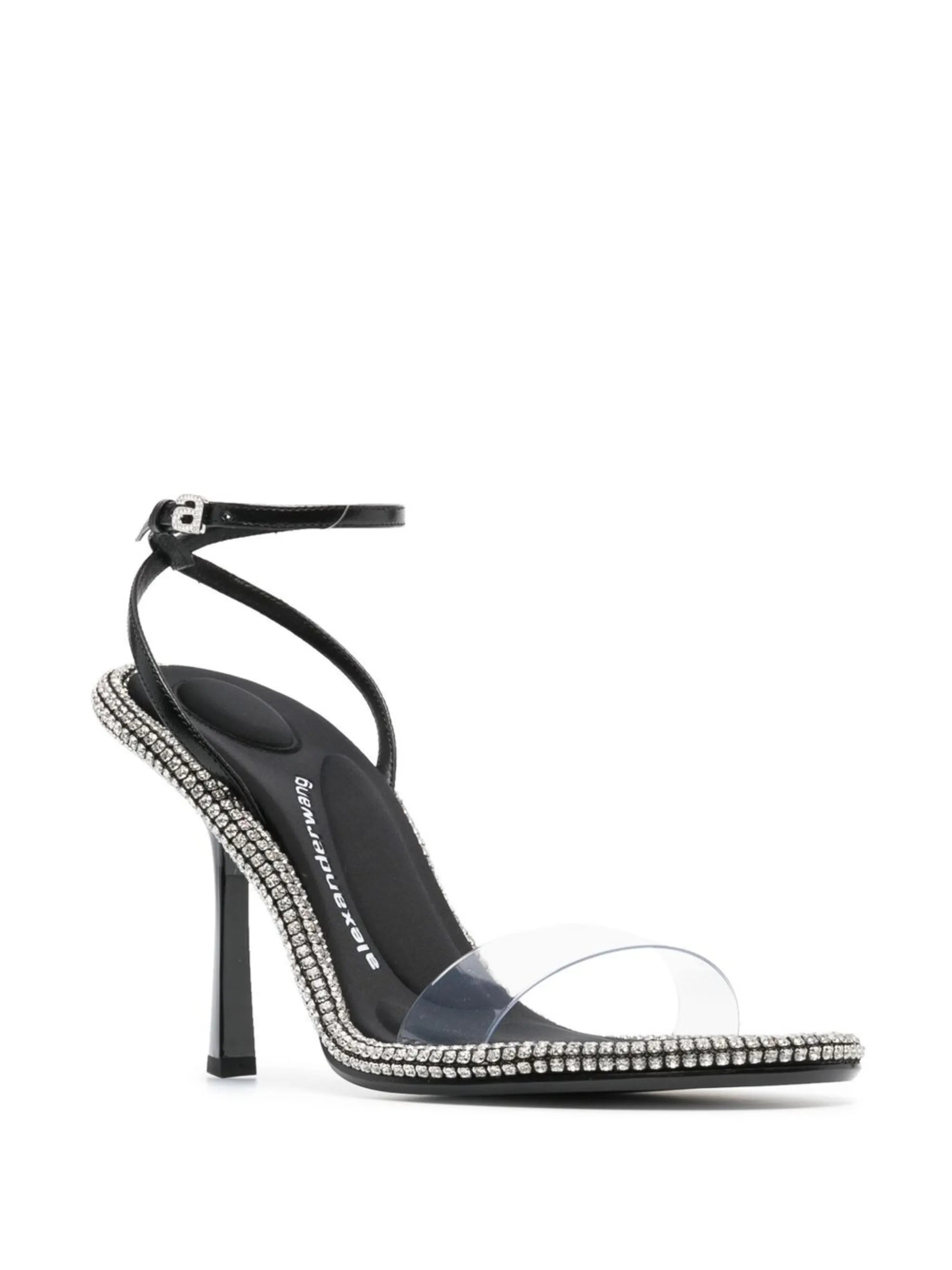 Nima crystal-embellished 105mm sandals