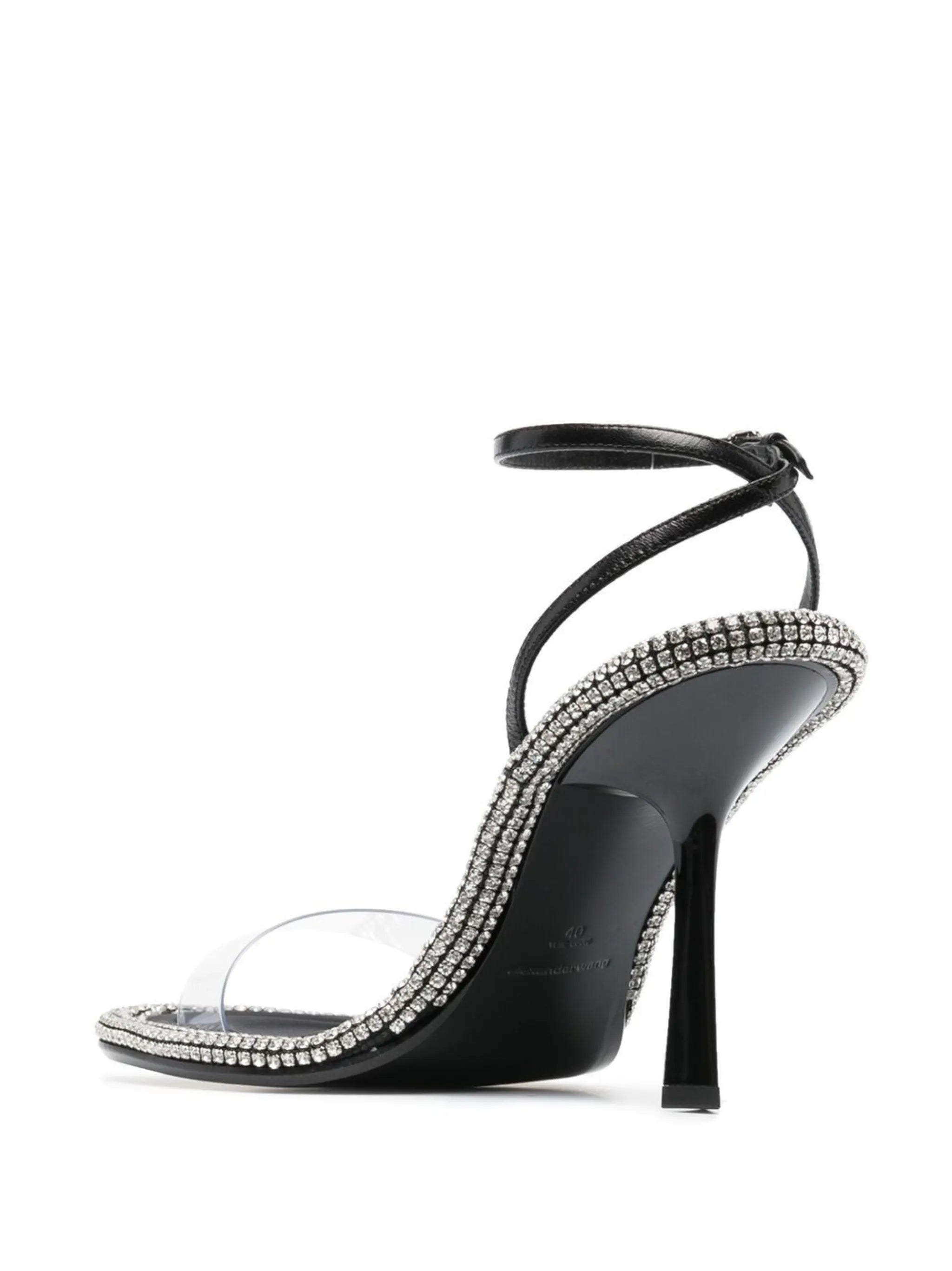 Nima crystal-embellished 105mm sandals
