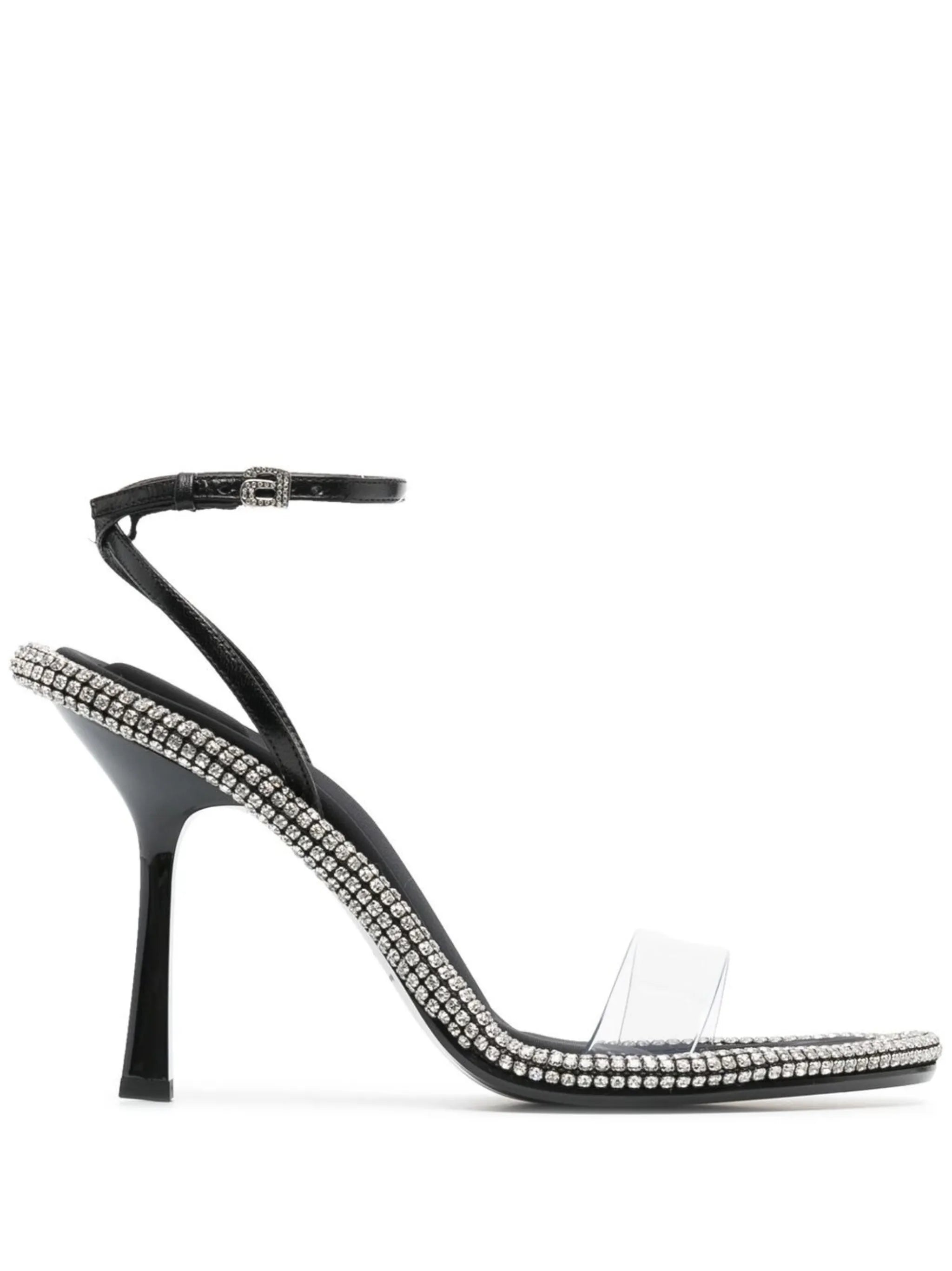 Nima crystal-embellished 105mm sandals