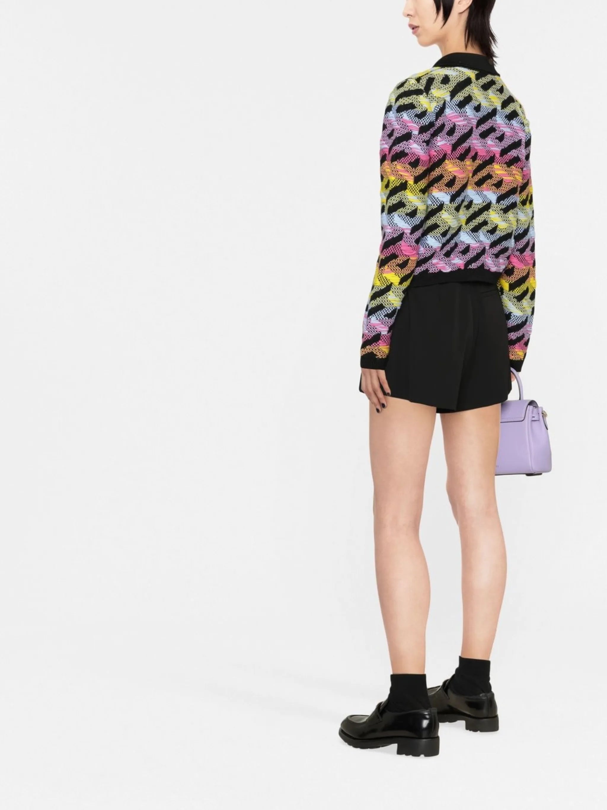 La Greca chunky-knit cardigan