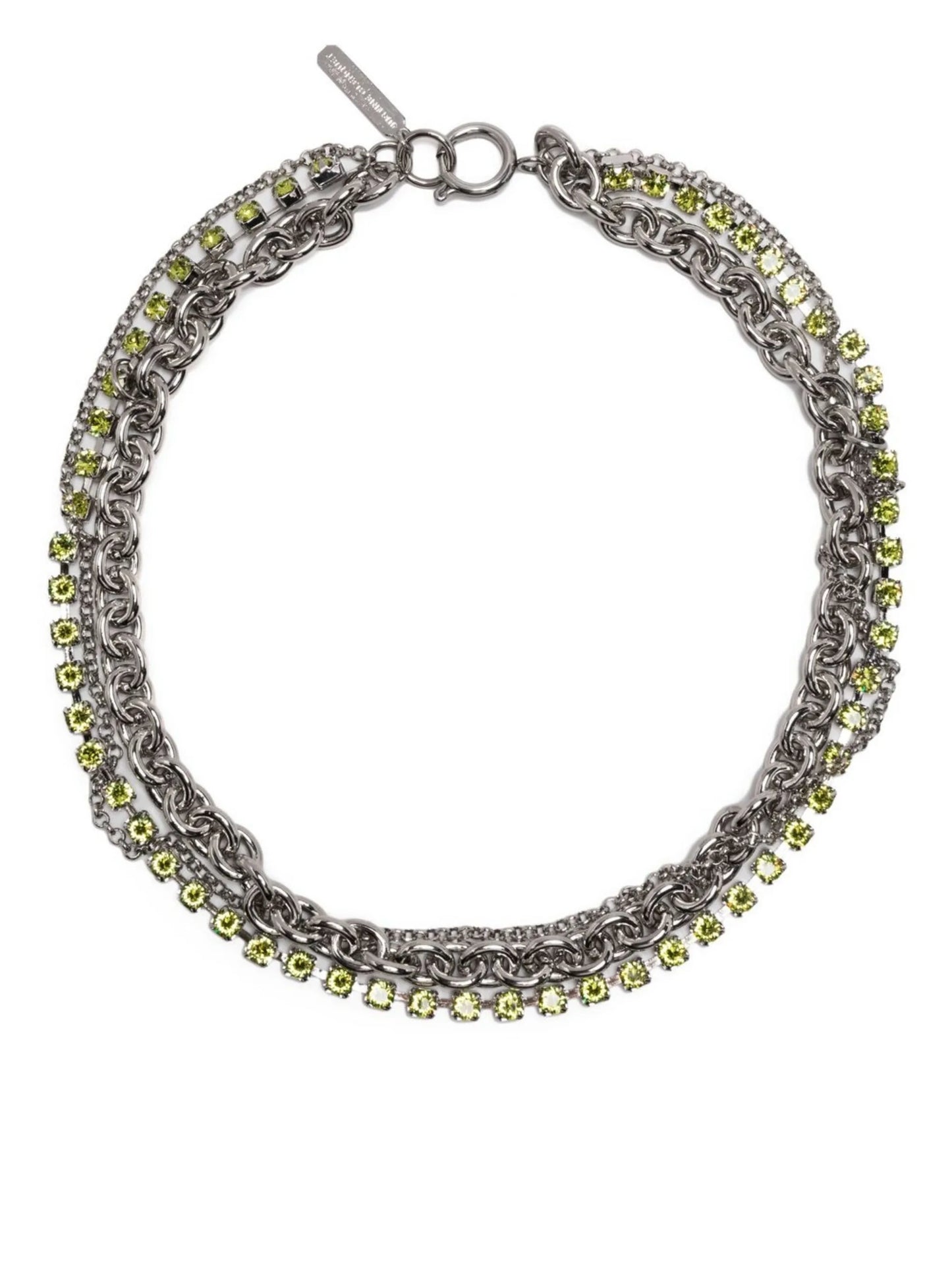 crystal chain necklace
