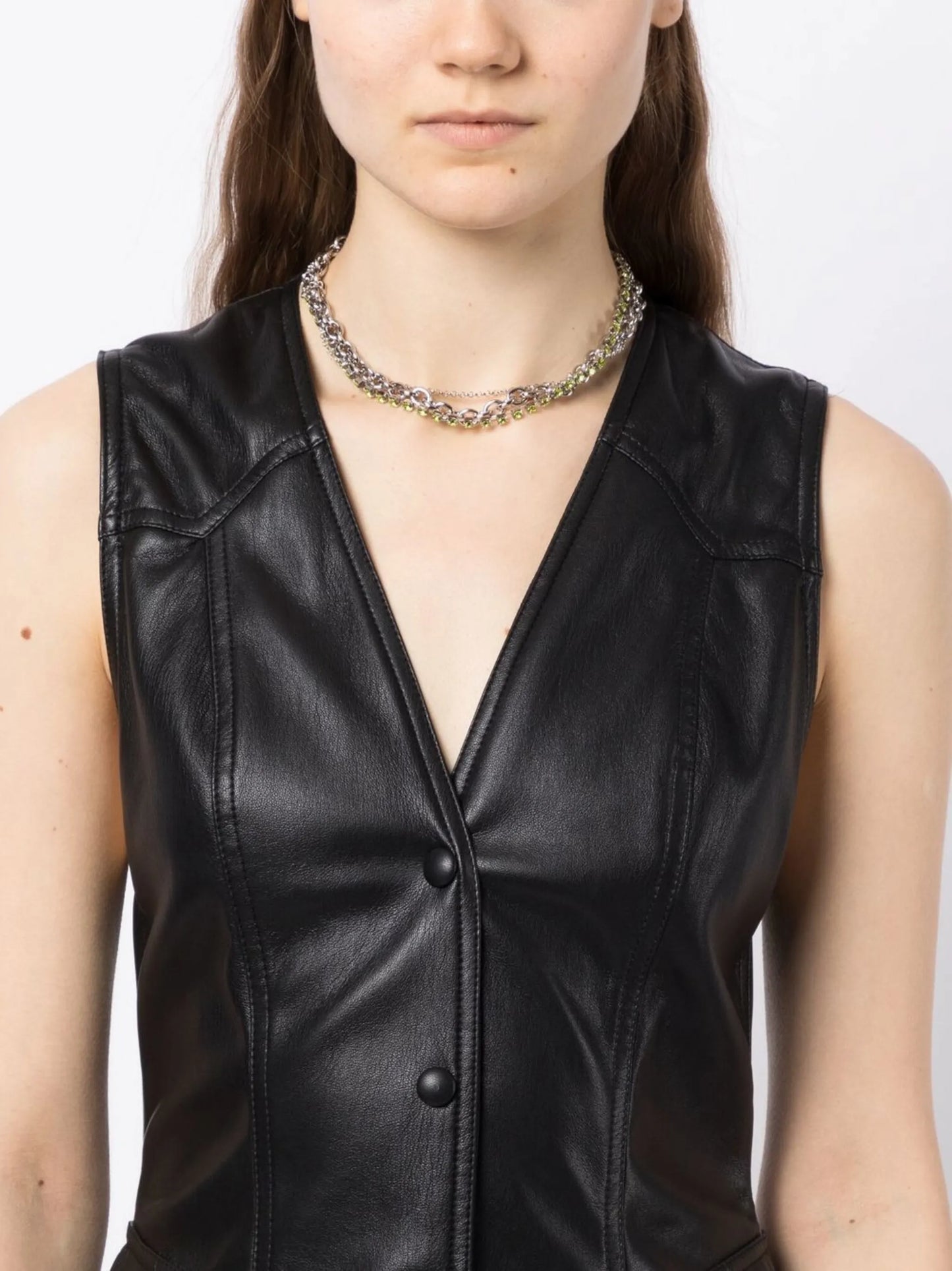 crystal chain necklace