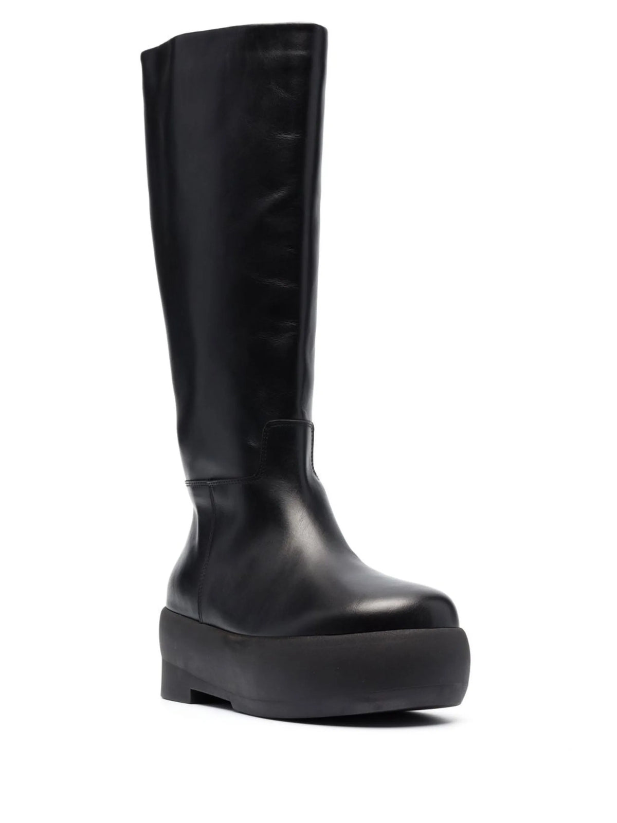 Tubular platform boots