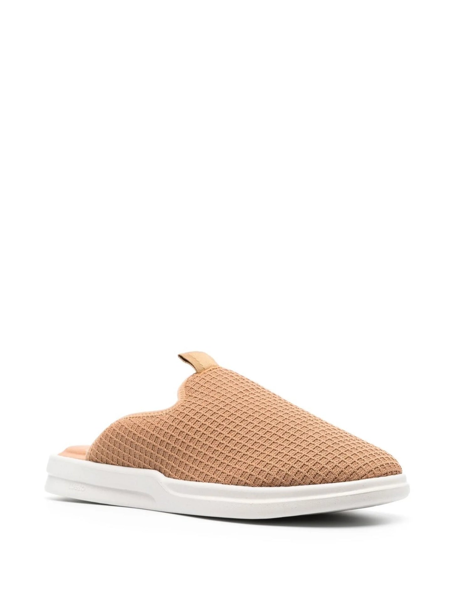 waffle-knit slippers
