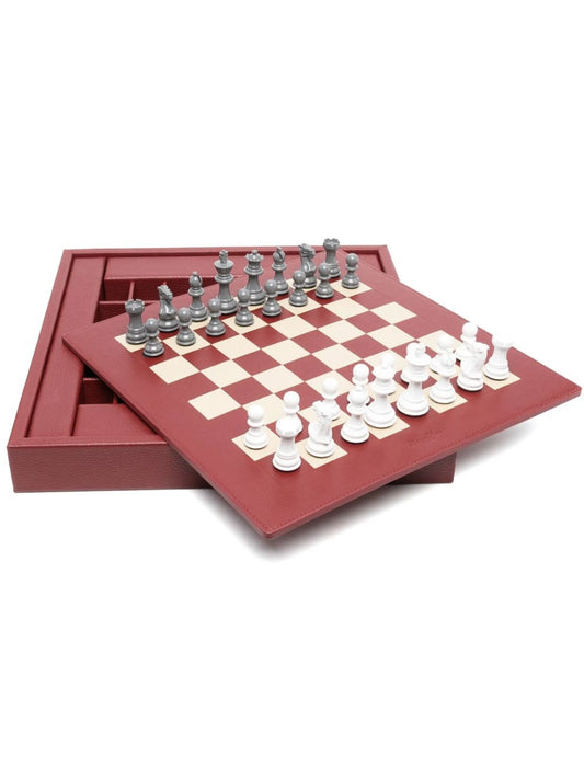 chessboard leather box set (37cm)