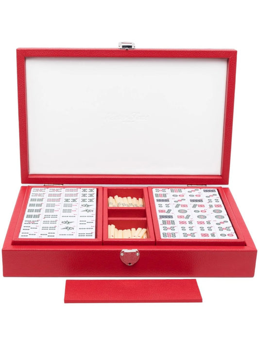 Mah-jong leather game set