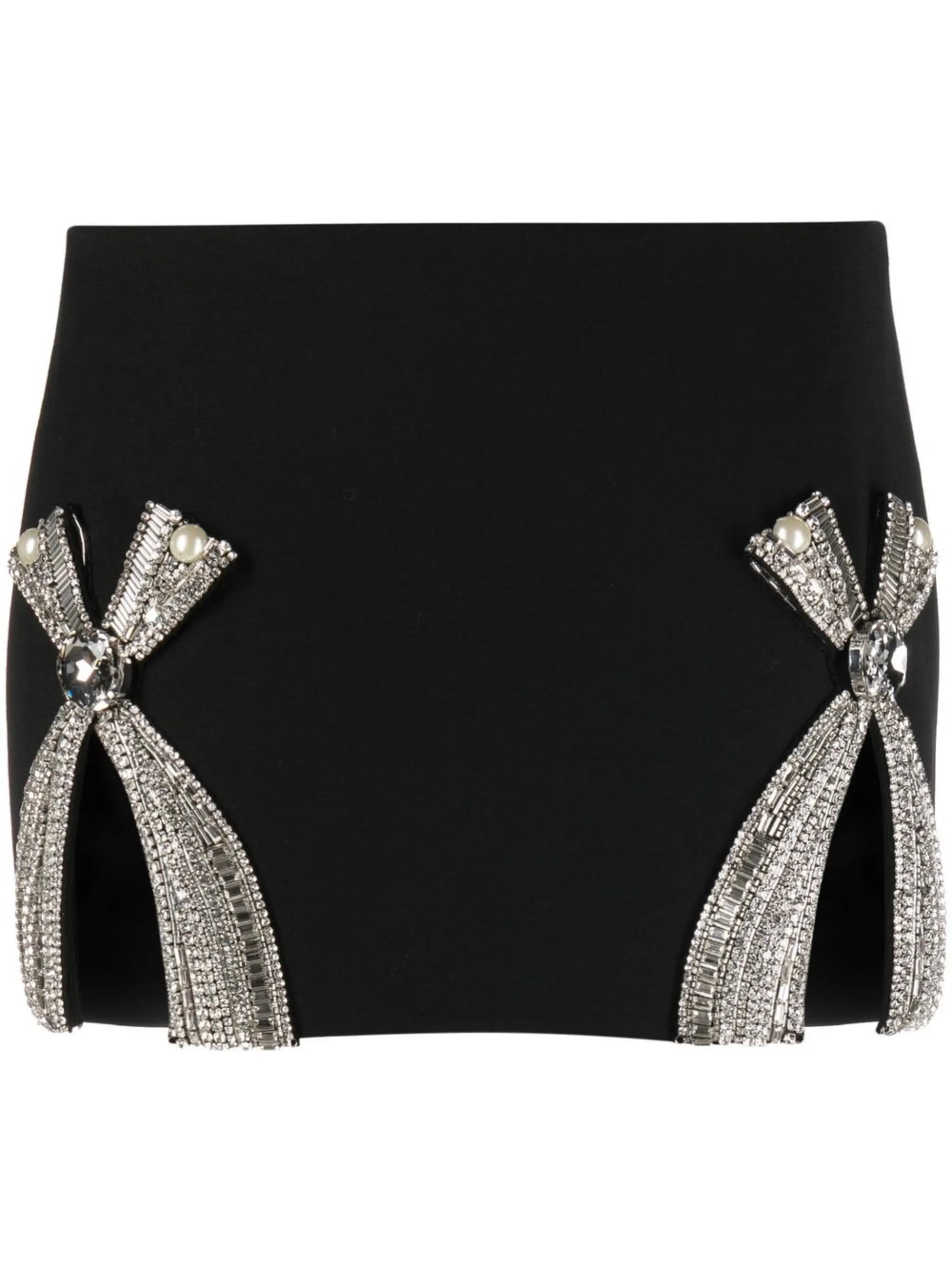 bow-detail mini skirt