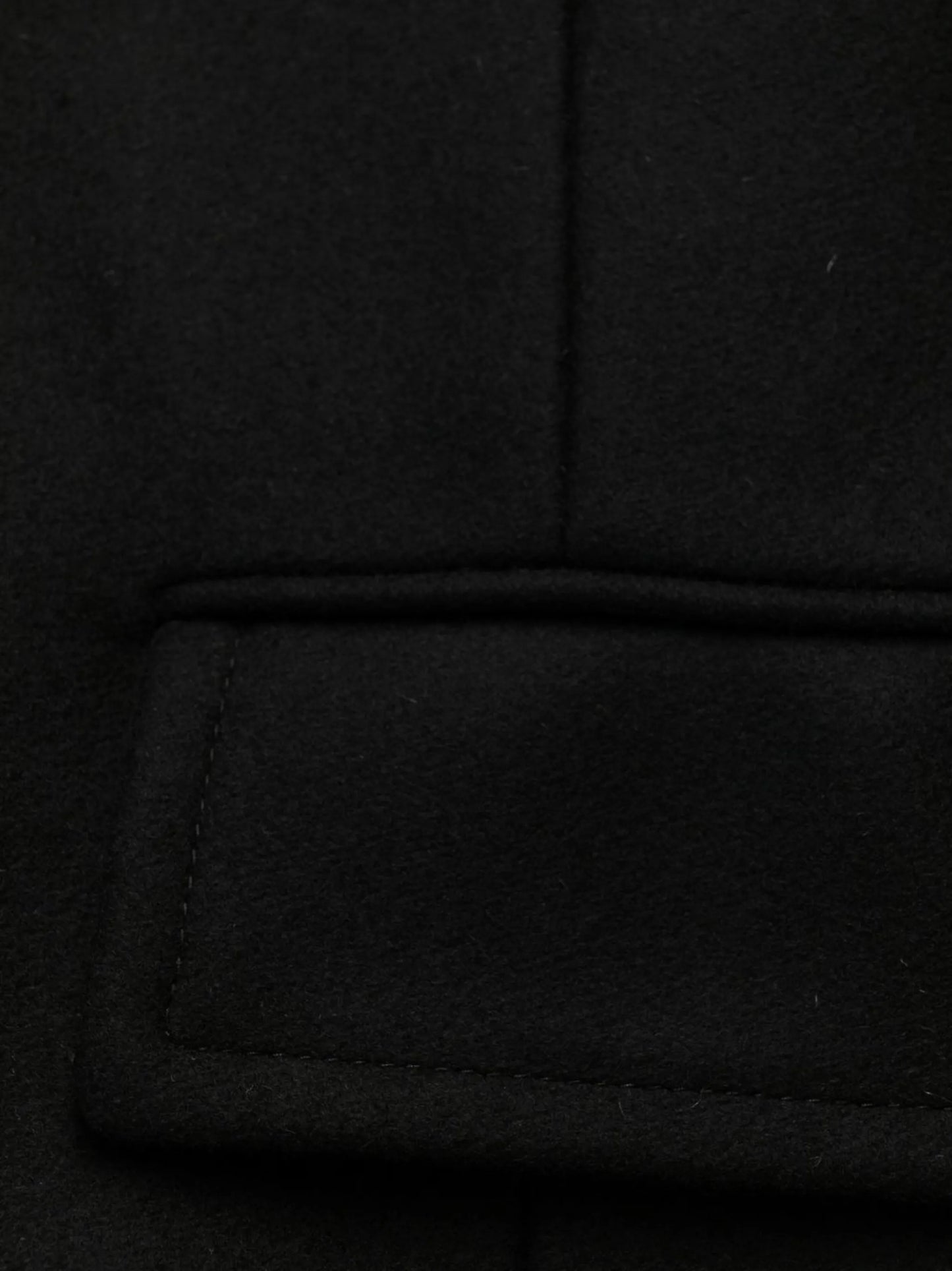 double-breasted virgin-wool coat