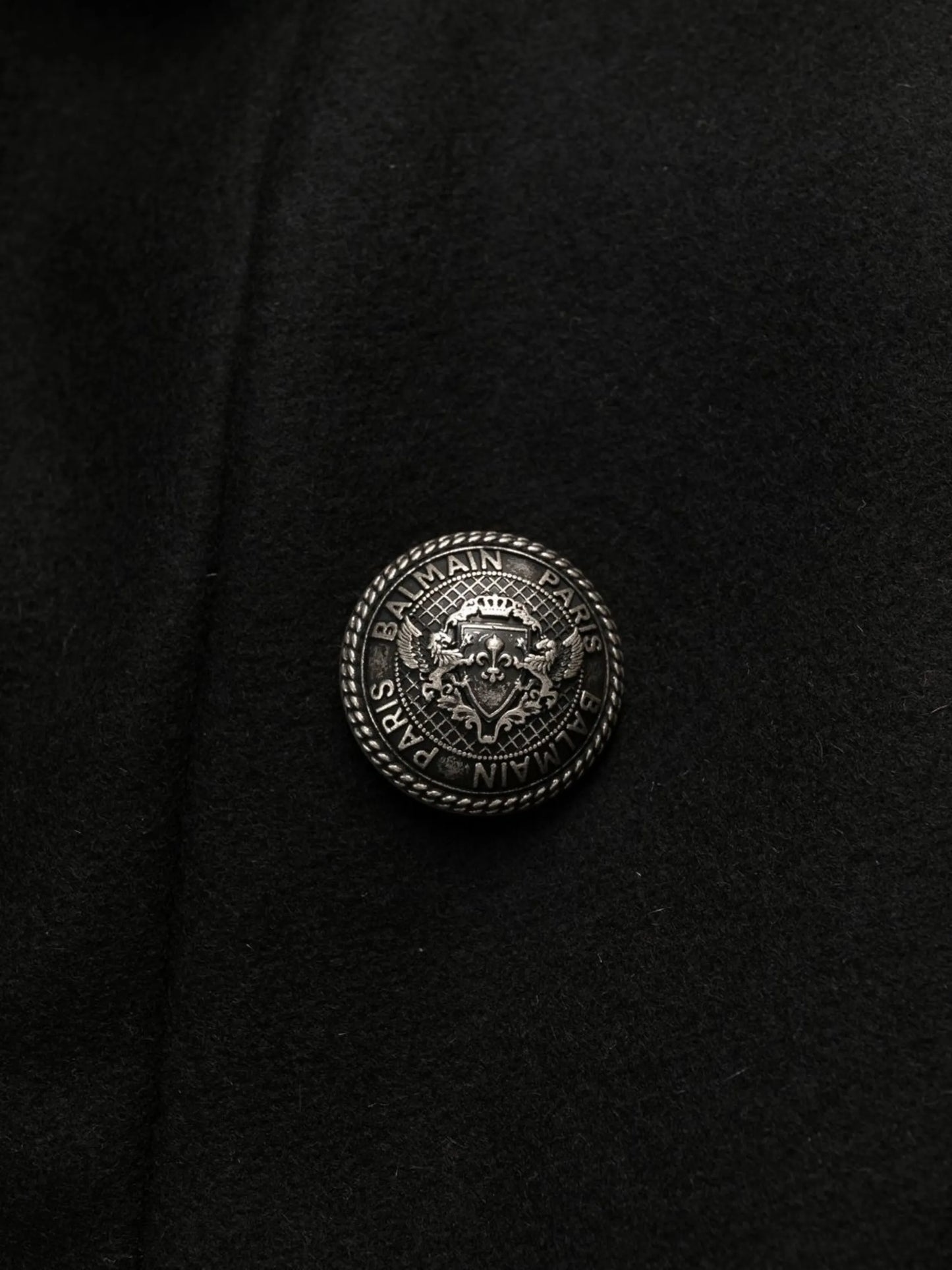 double-breasted virgin-wool coat