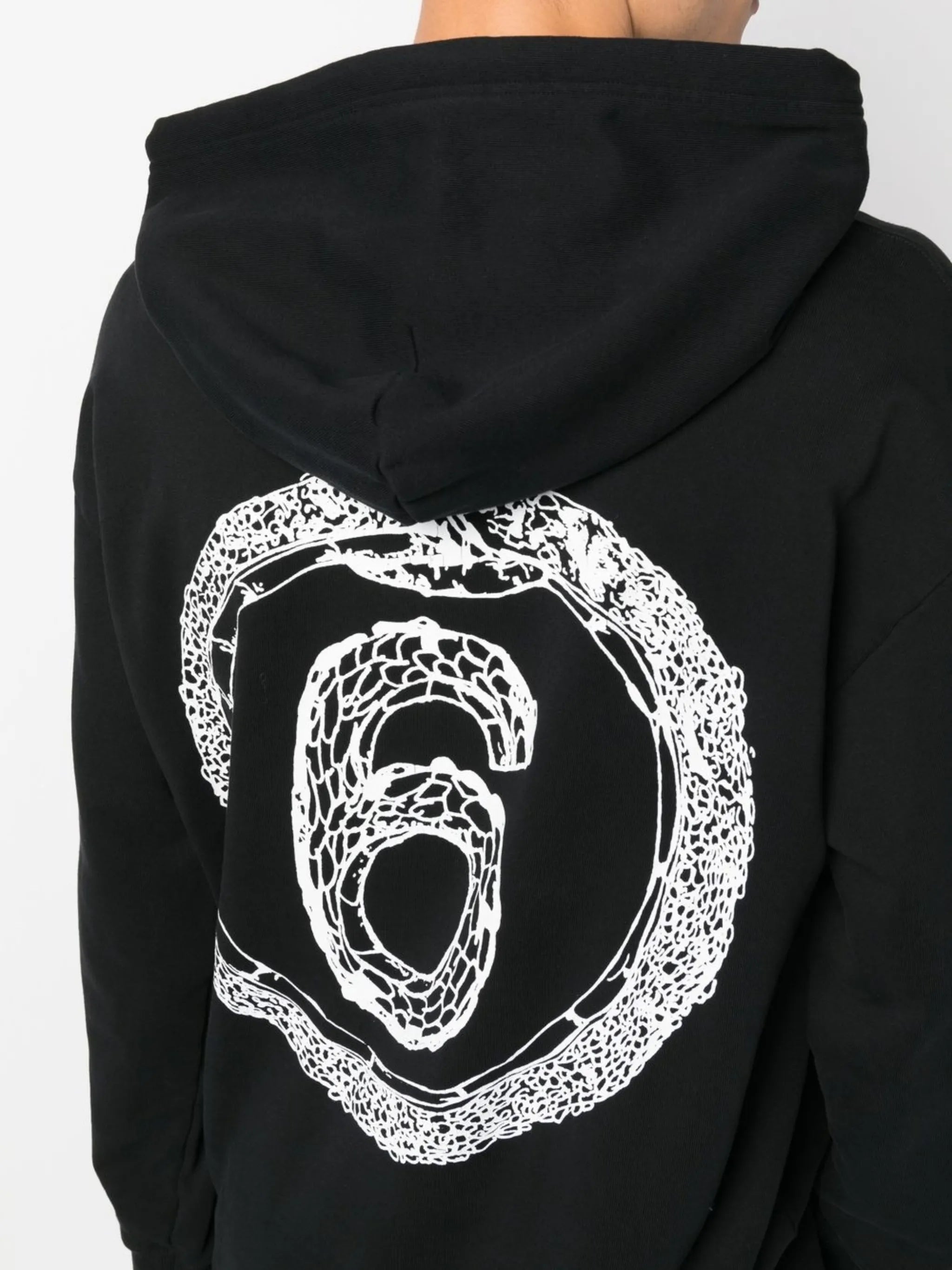 Unbrushed cotton hoodie