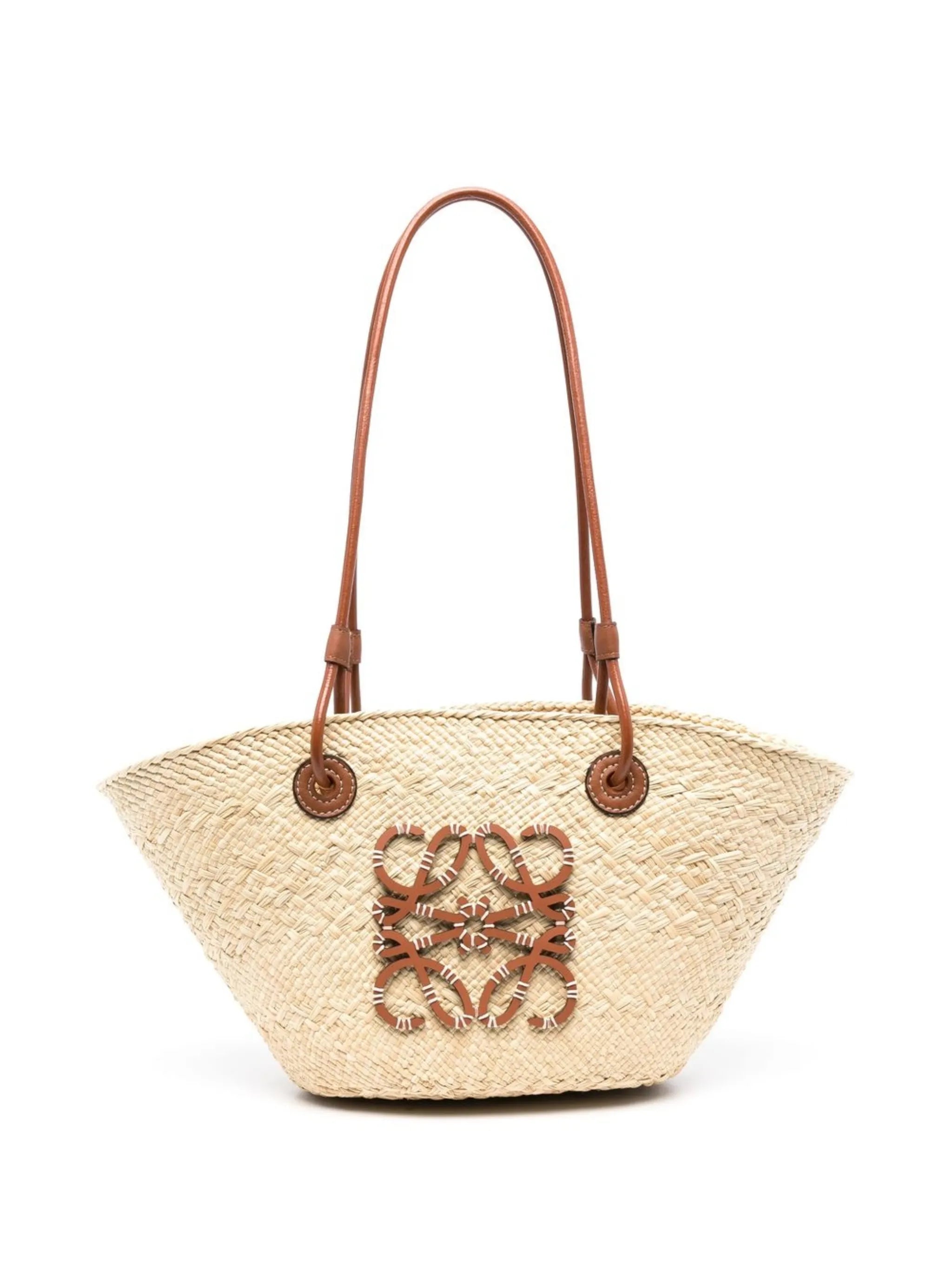 small Anagram woven tote bag
