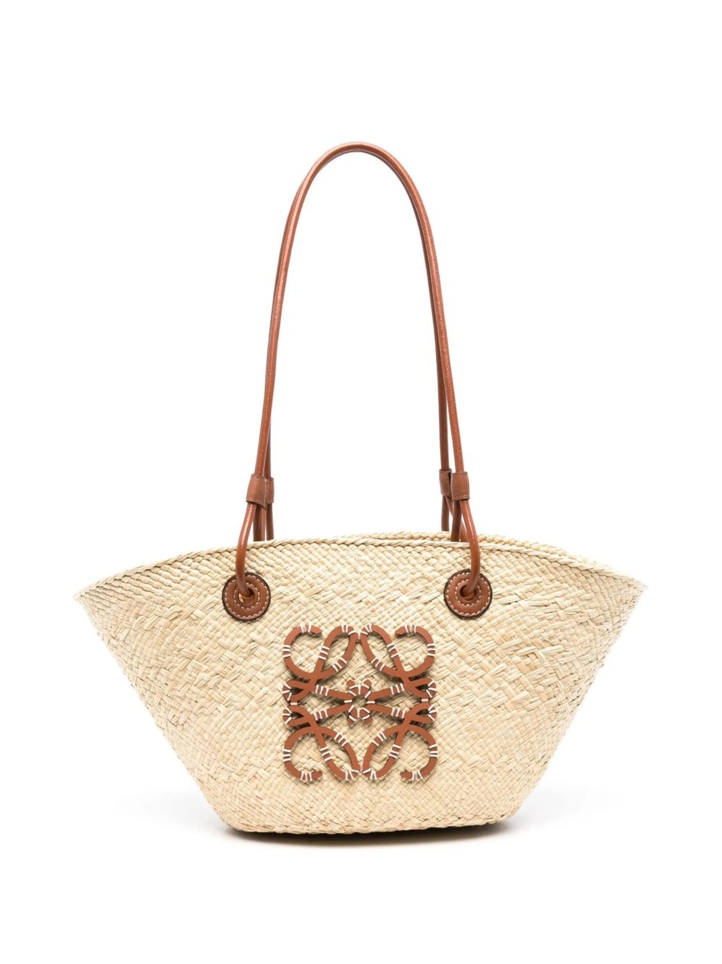 small Anagram woven tote bag