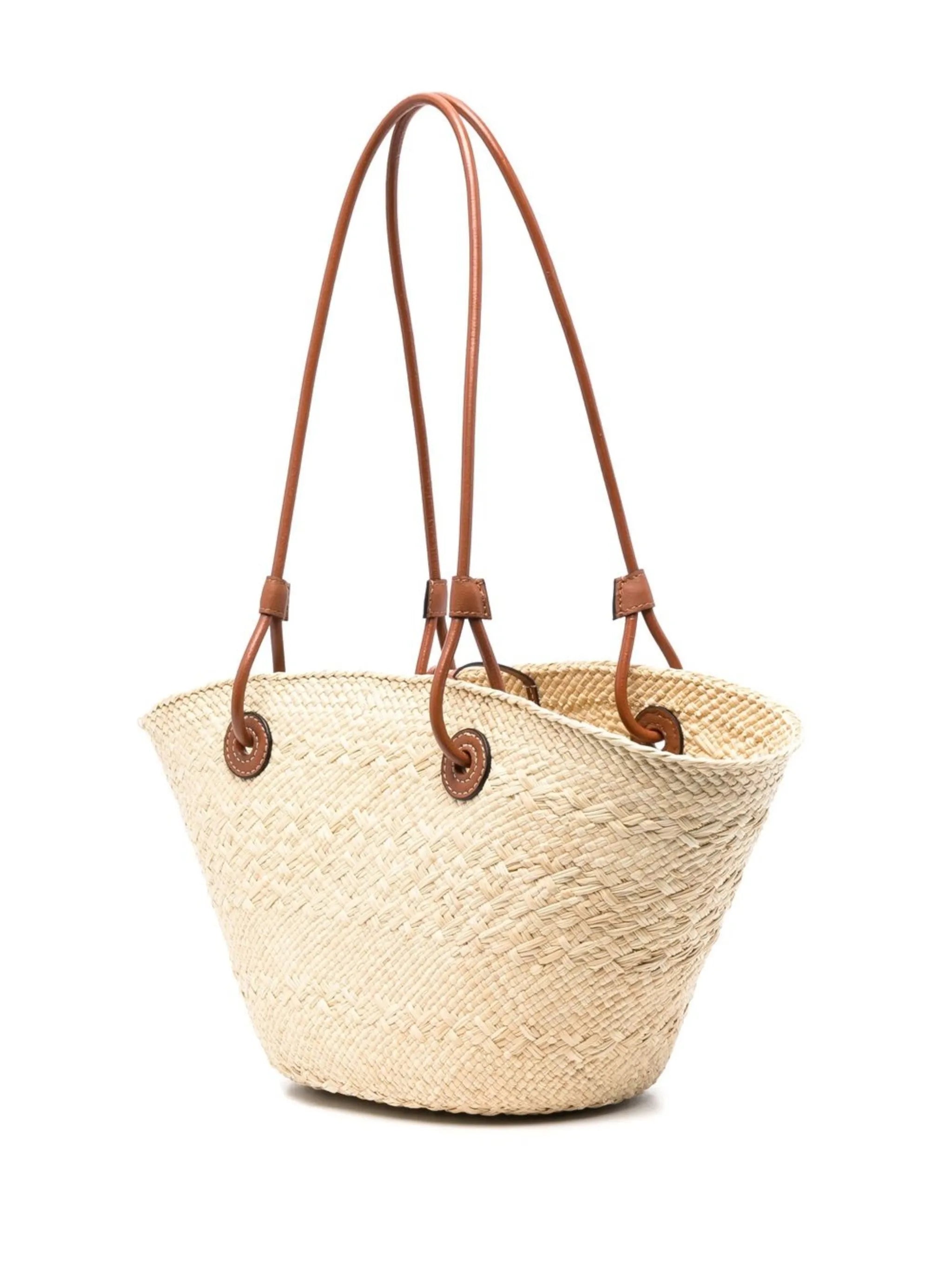 small Anagram woven tote bag