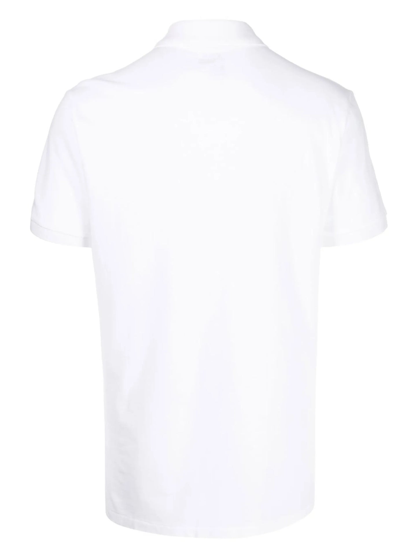 logo-embroidered cotton polo shirt