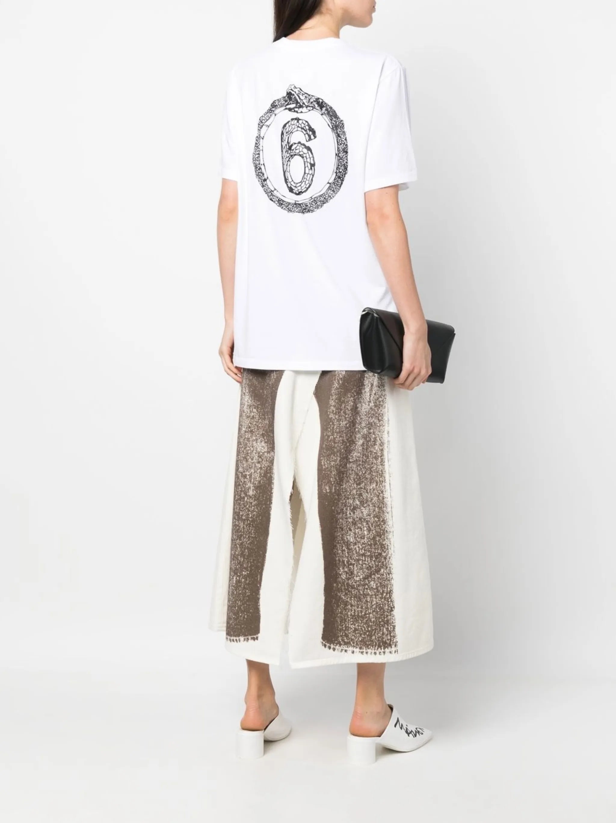 logo-print jersey T-shirt