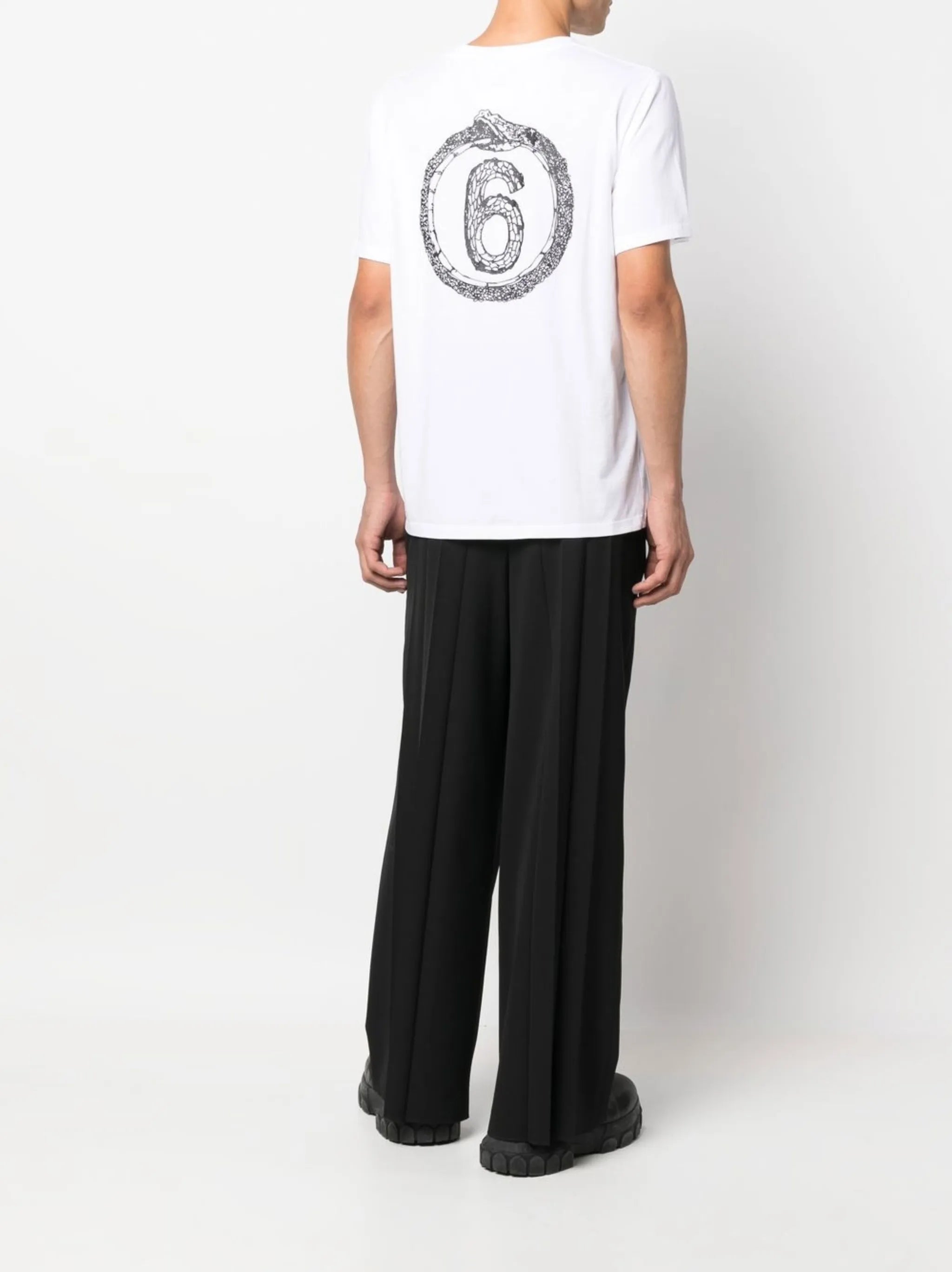 logo-print jersey T-shirt