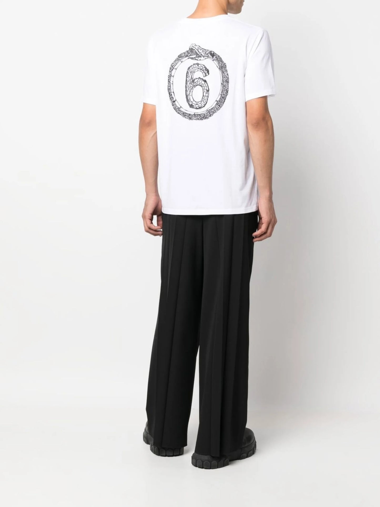 logo-print jersey T-shirt