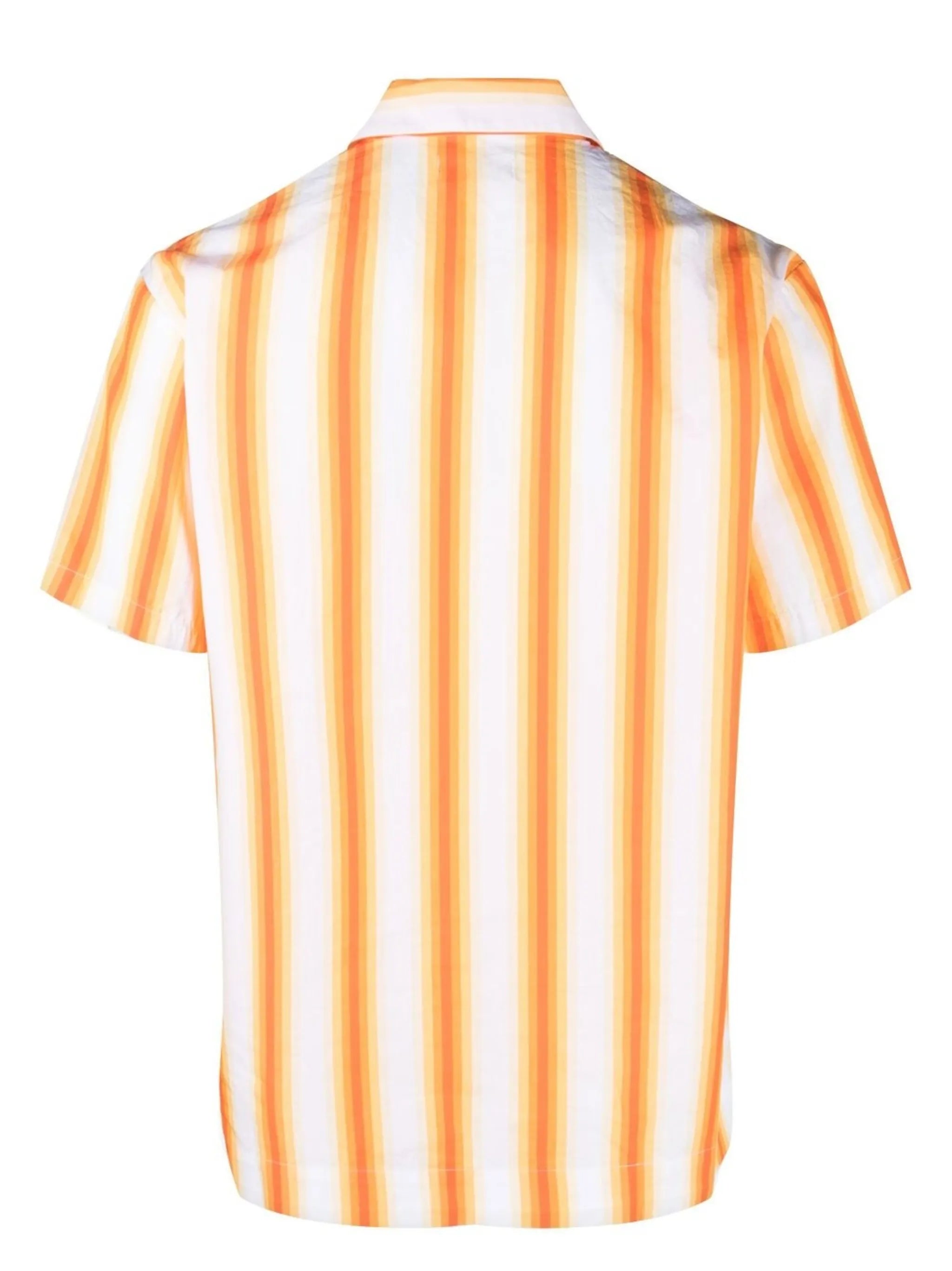 striped short-sleeved pyjama shirt