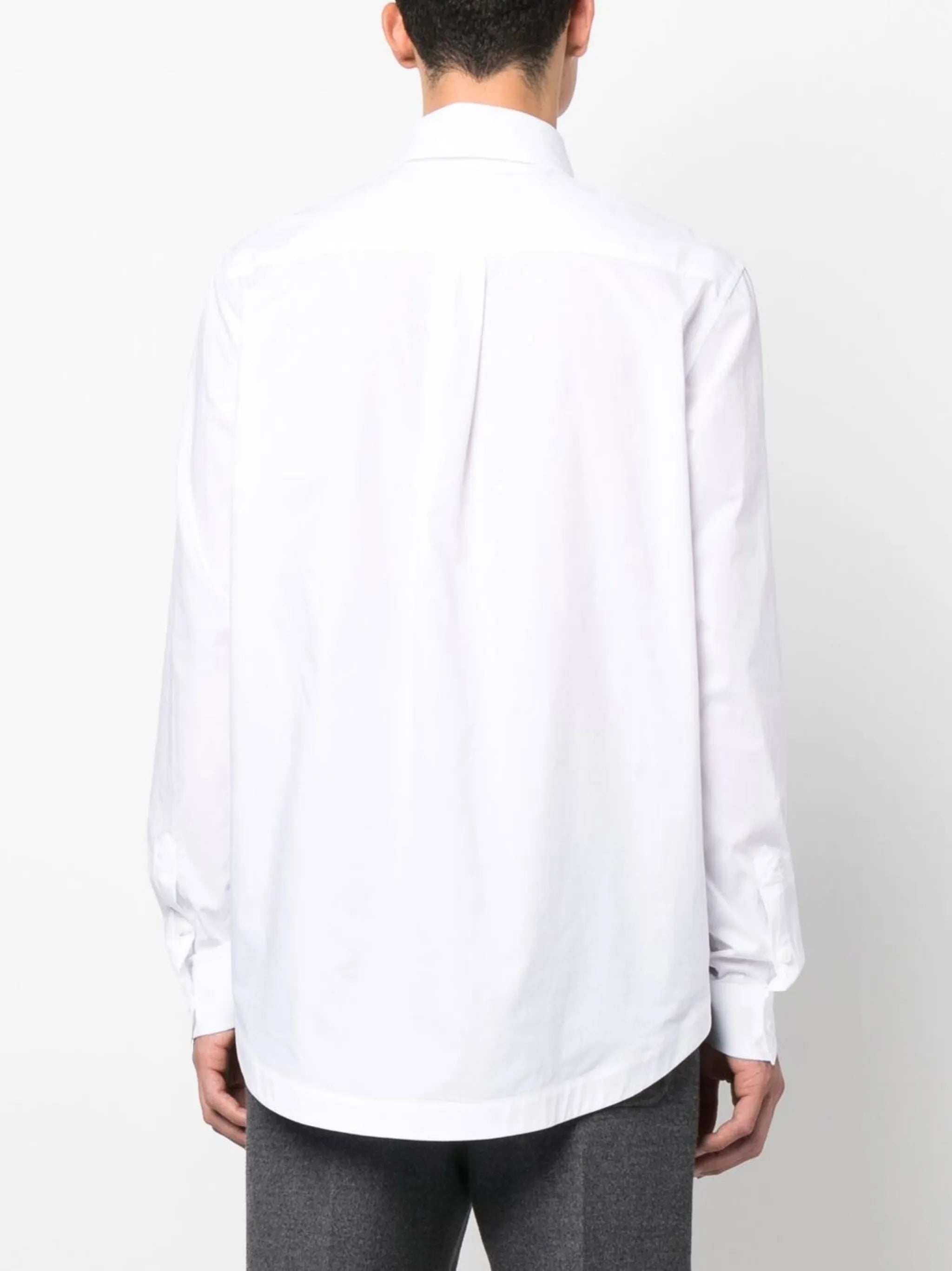 patch-pocket cotton shirt