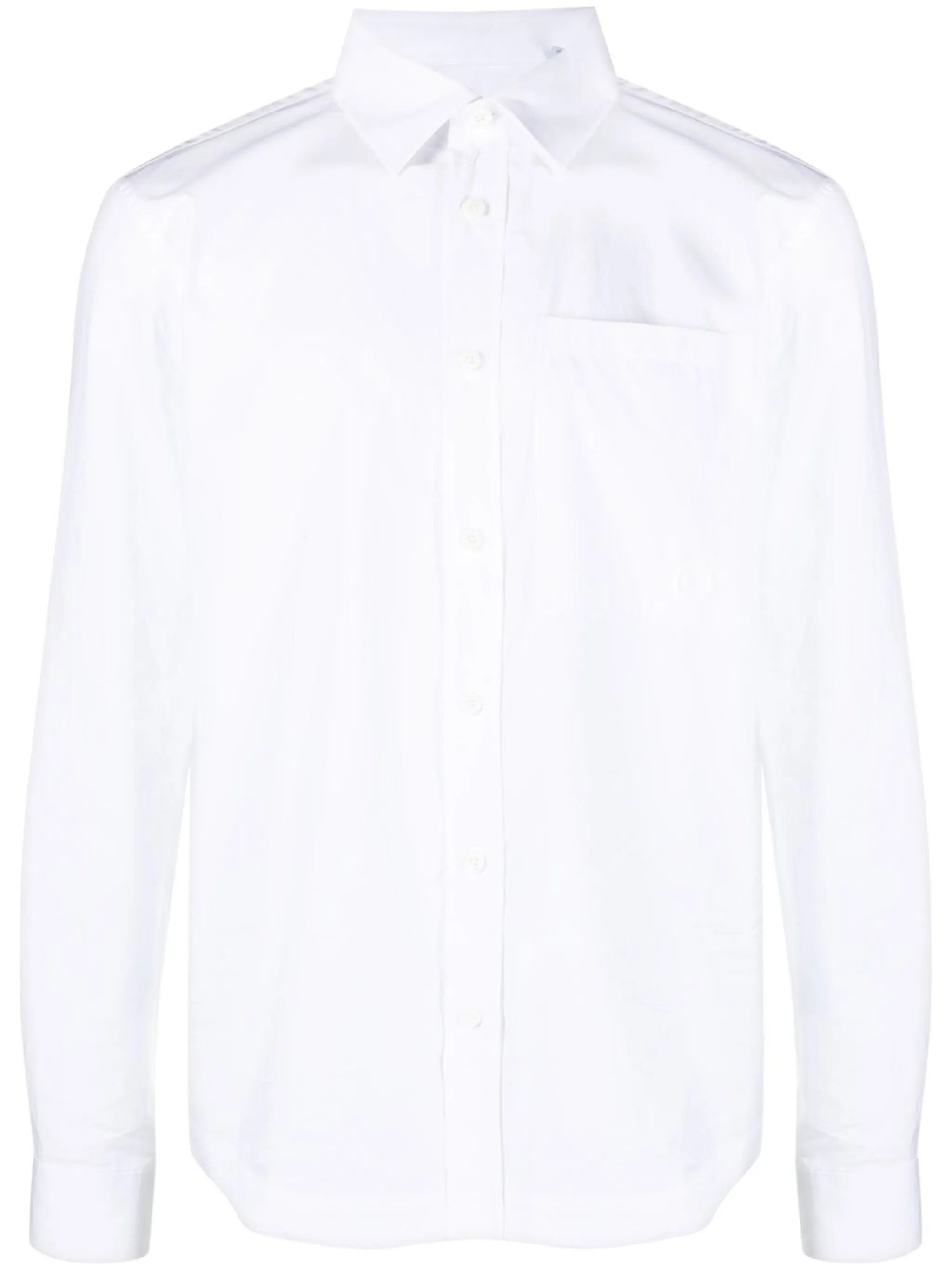 patch-pocket cotton shirt