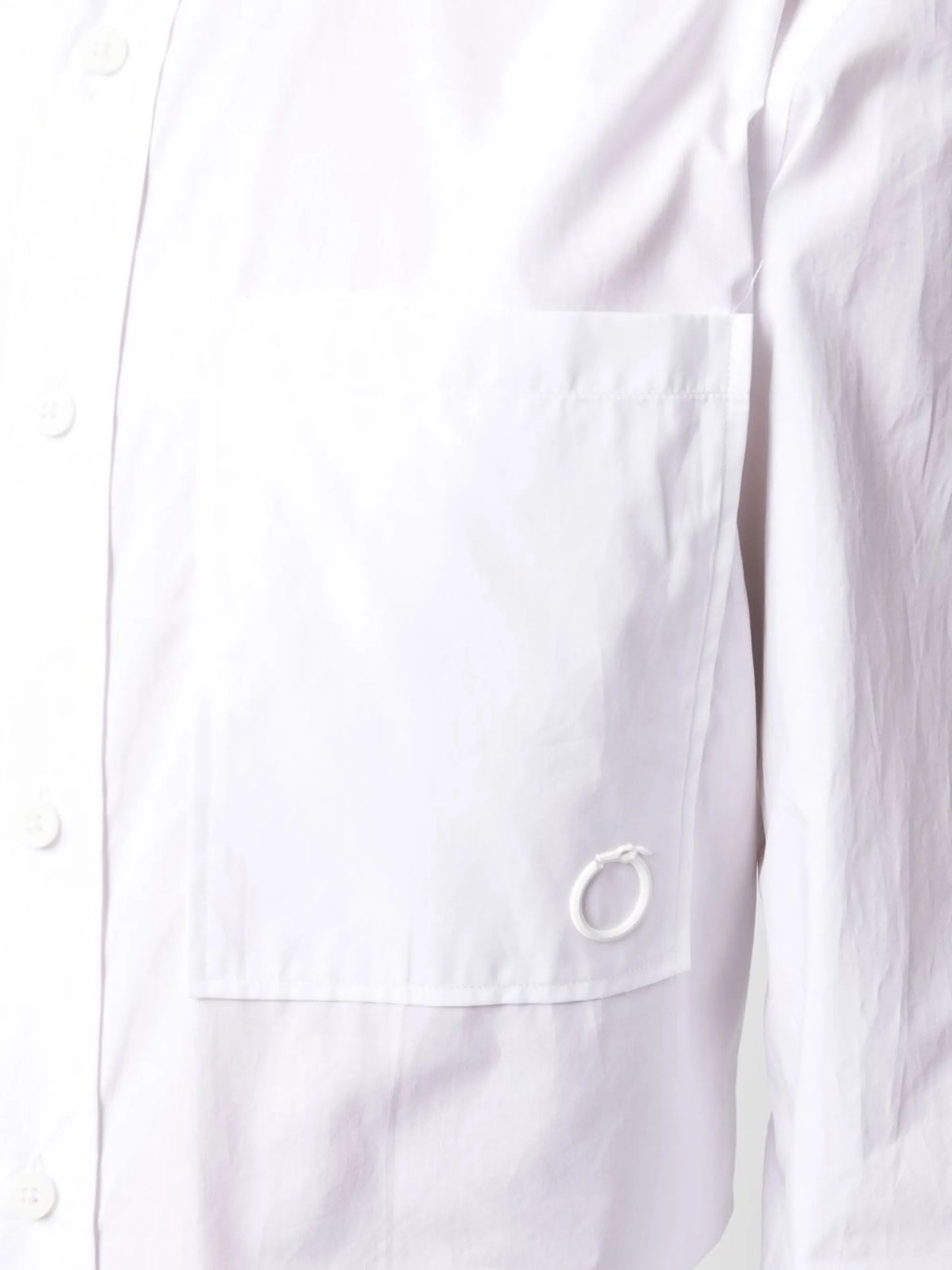 patch-pocket cotton shirt