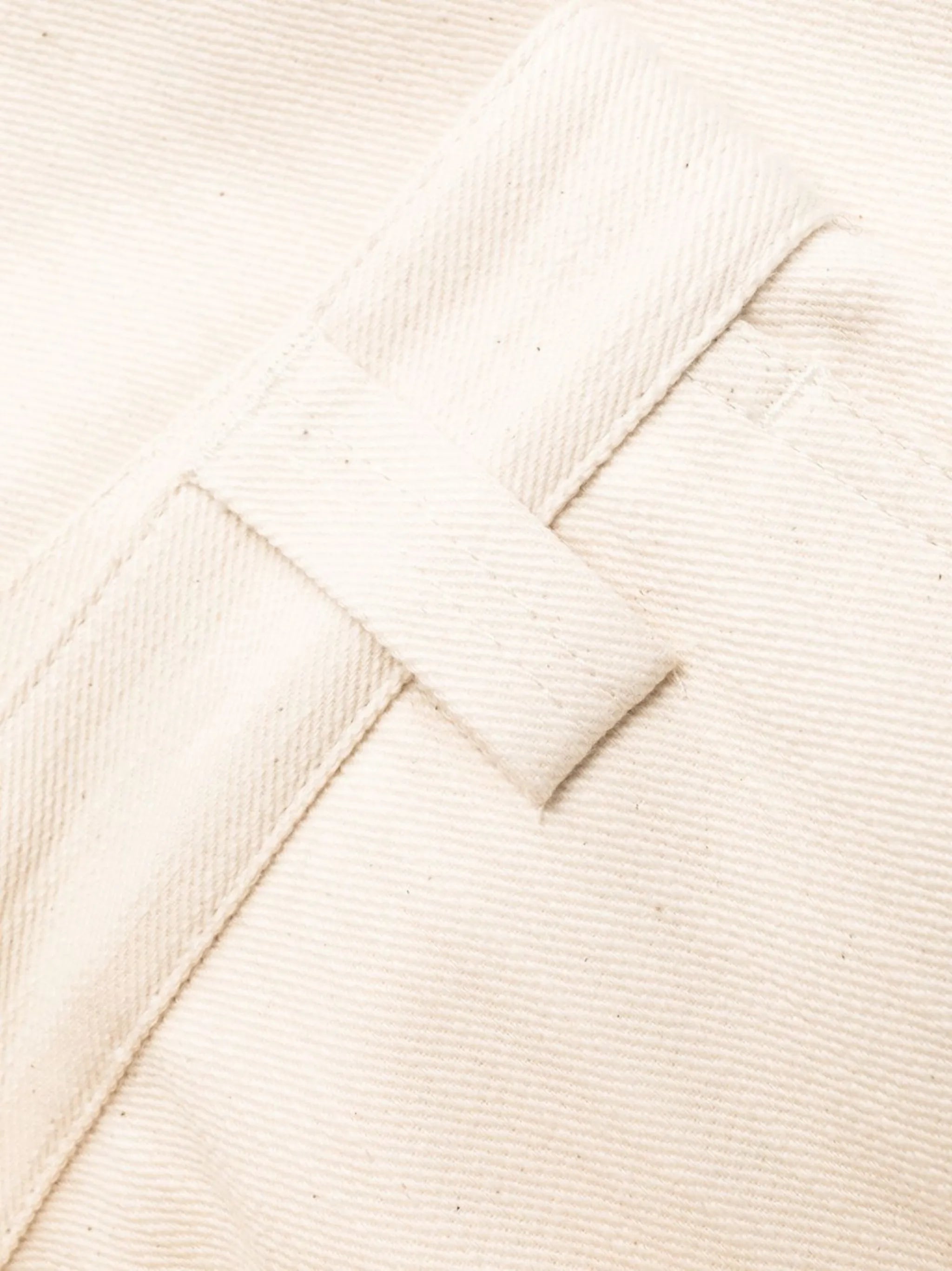 cropped cotton trousers