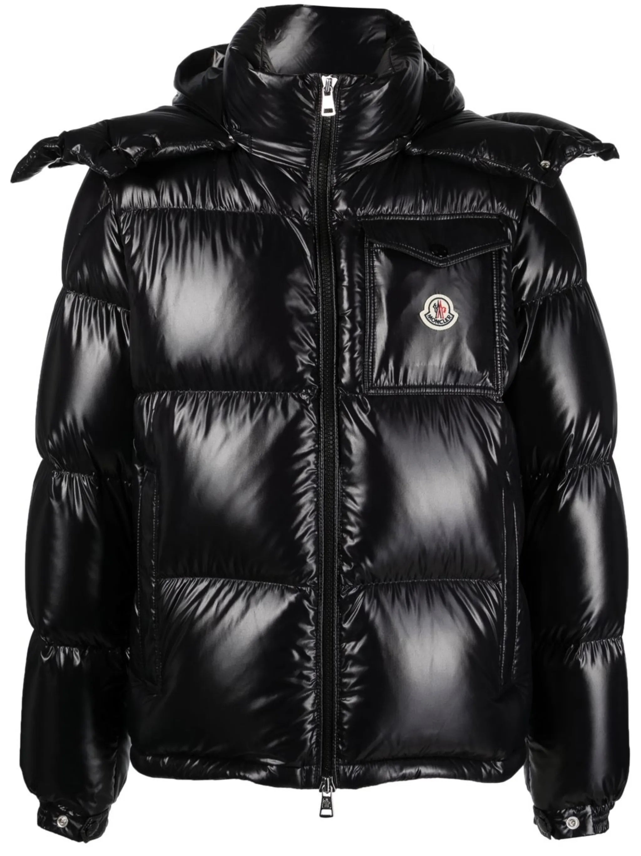 Montbeliard hooded short down jacket