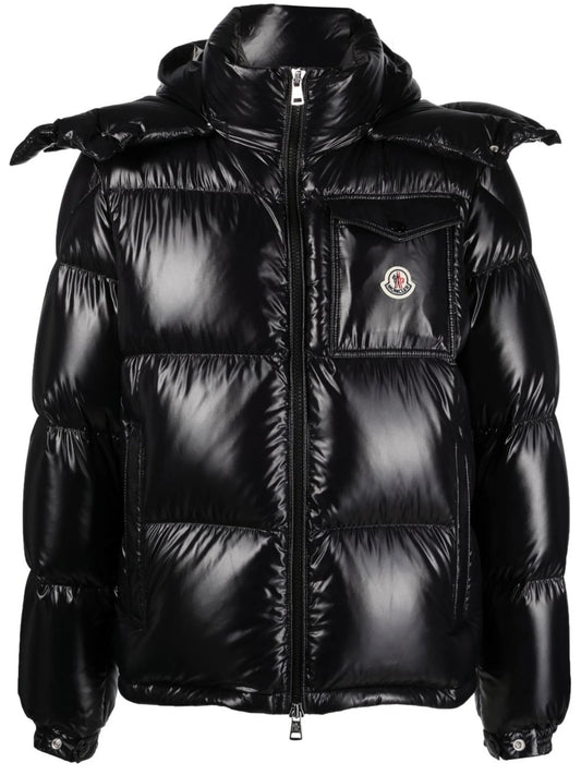 Montbeliard hooded short down jacket