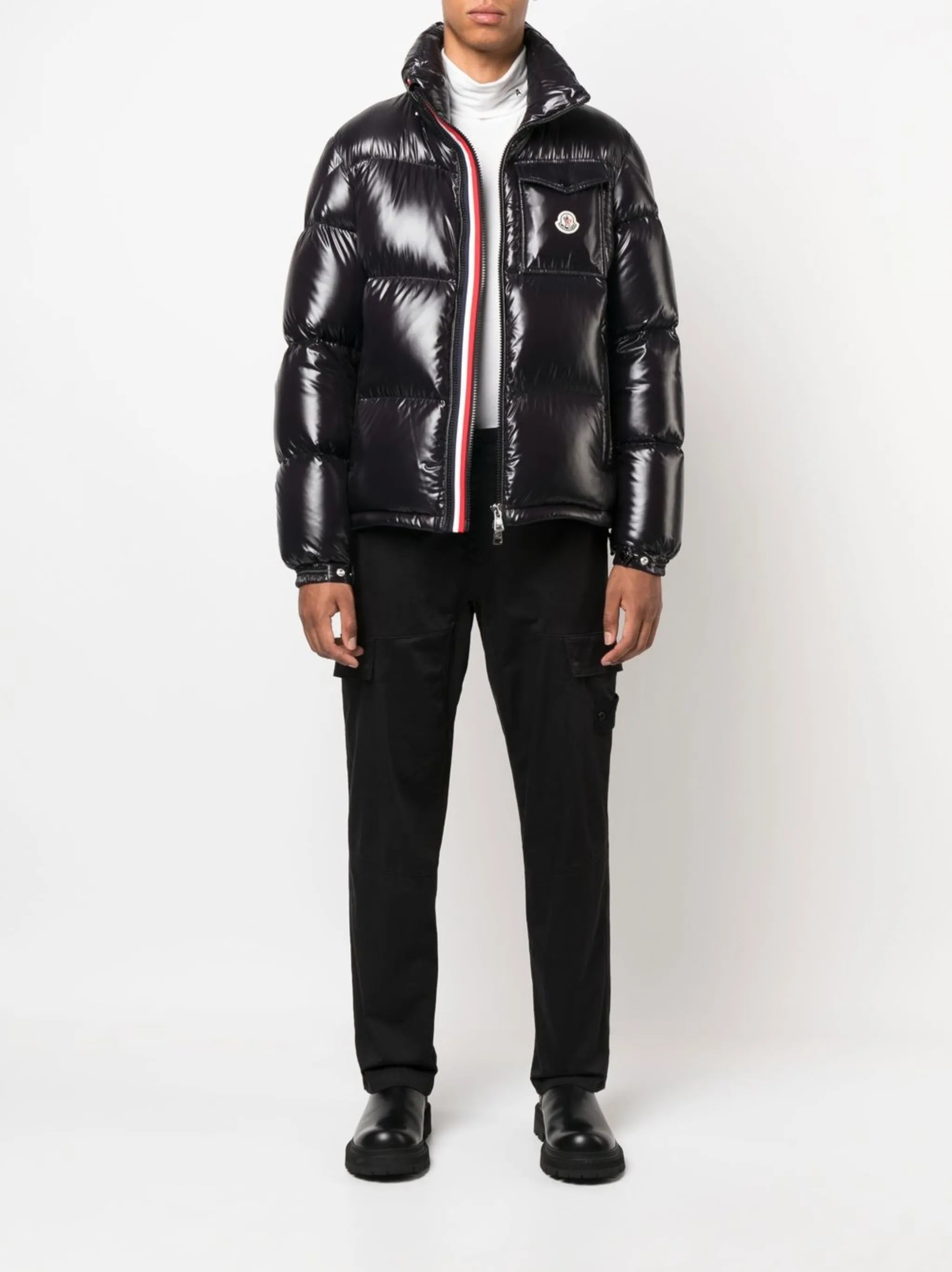 Montbeliard hooded short down jacket