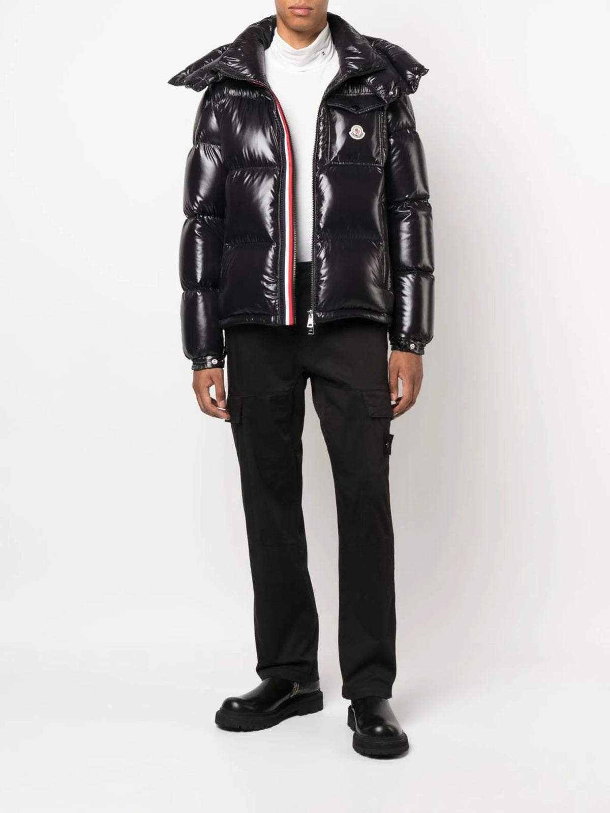 Montbeliard hooded short down jacket