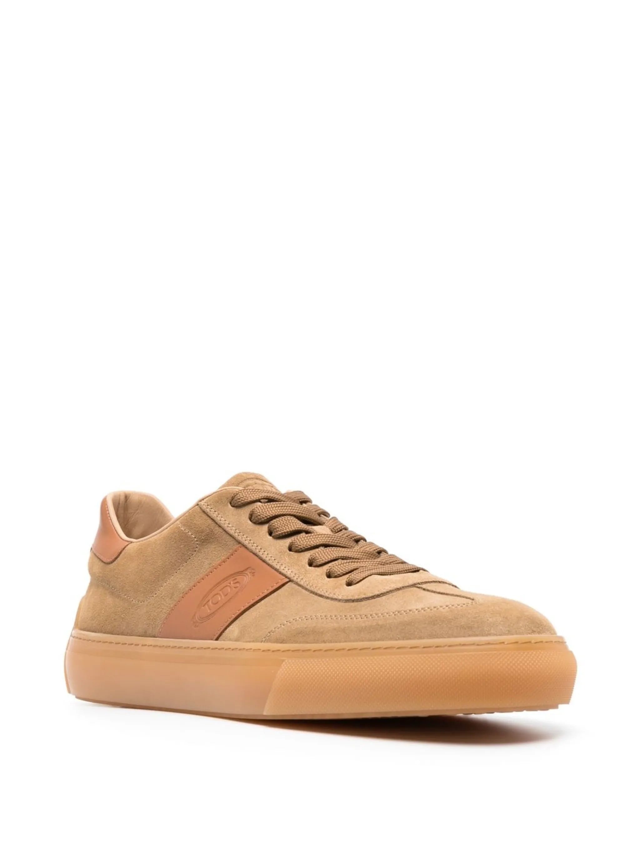 suede low-top sneakers