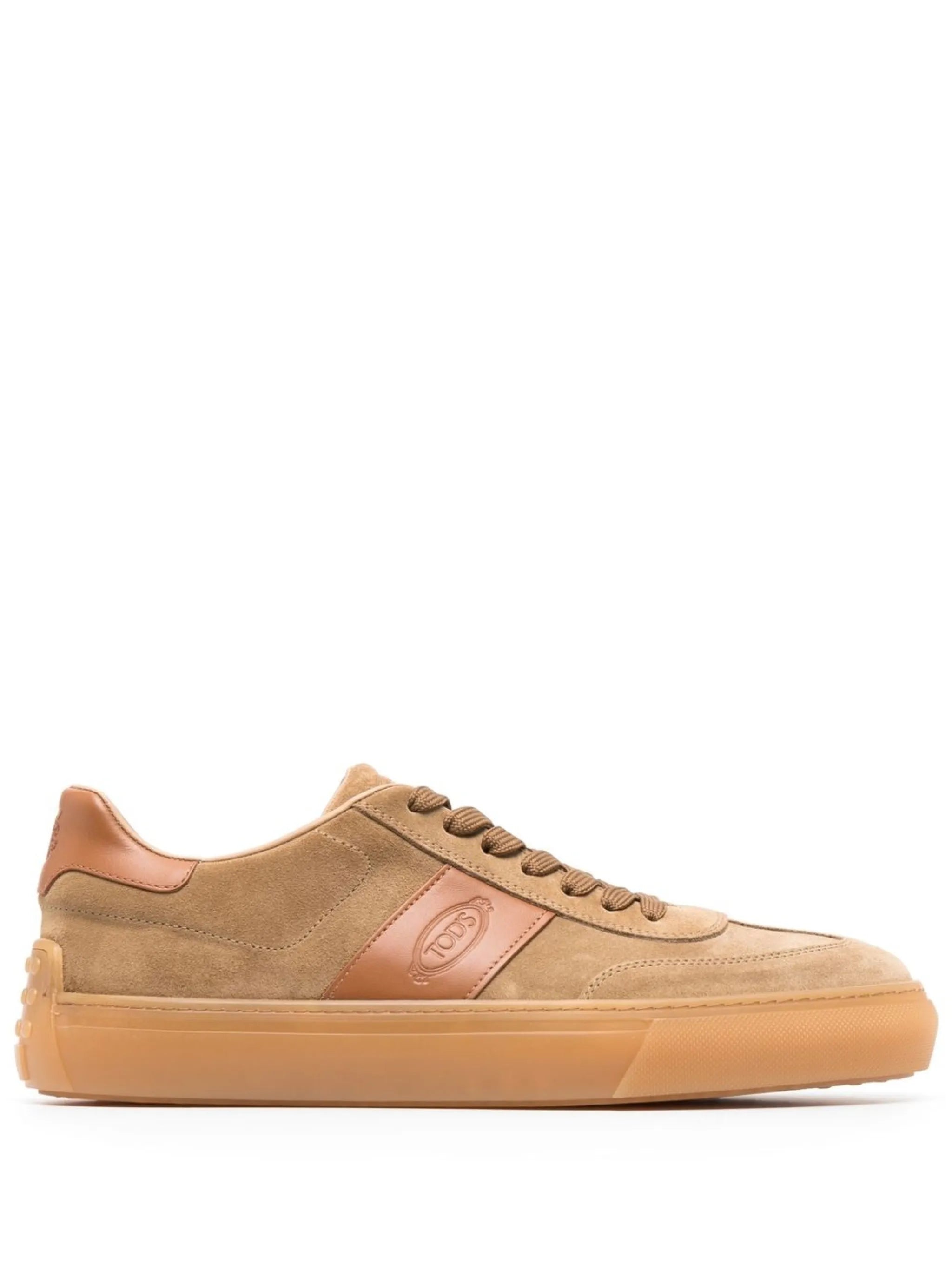 suede low-top sneakers