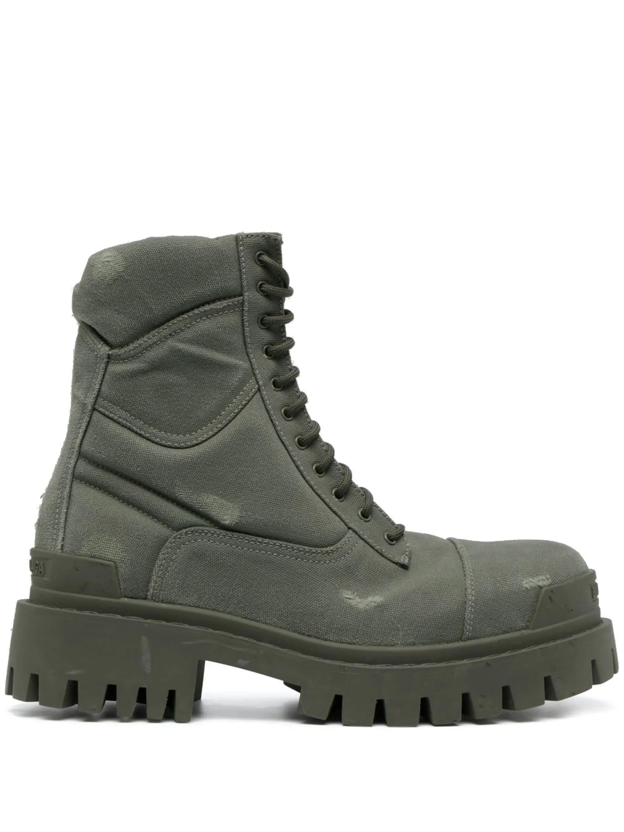 lace-up combat boots