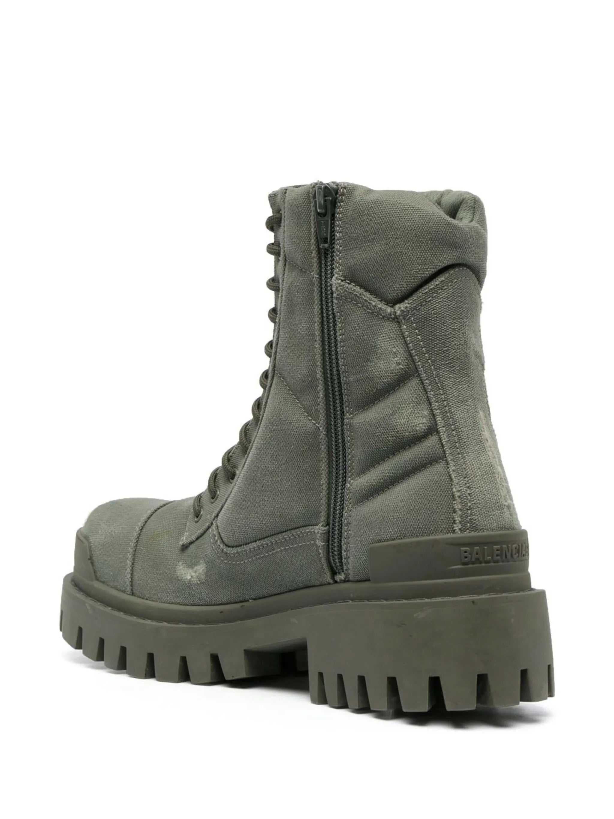 lace-up combat boots
