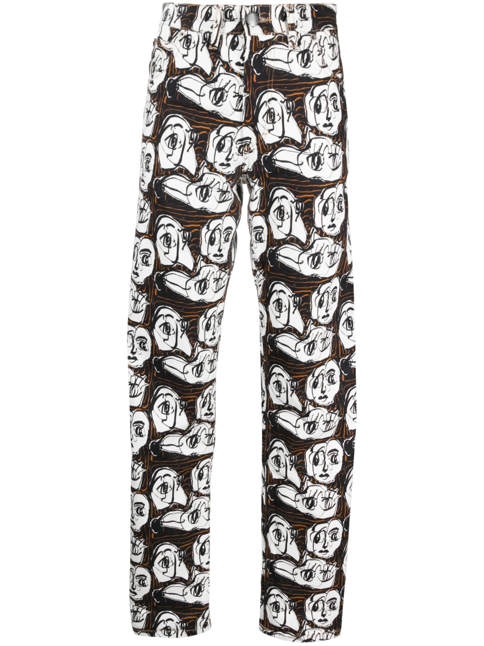 Art denim jeans
