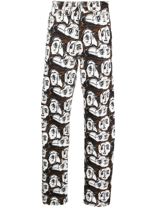 Art denim jeans