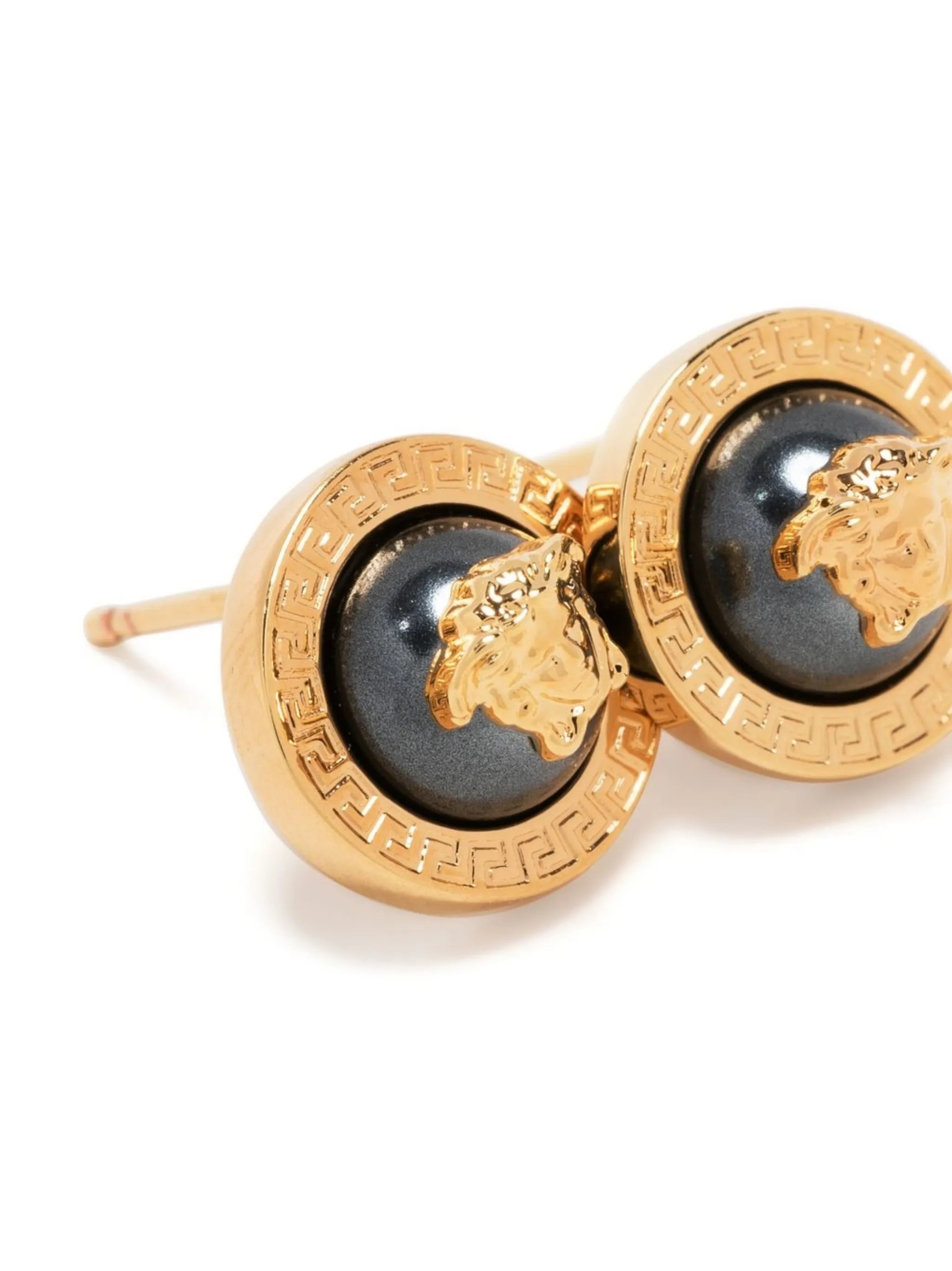 Medusa Head motif earrings