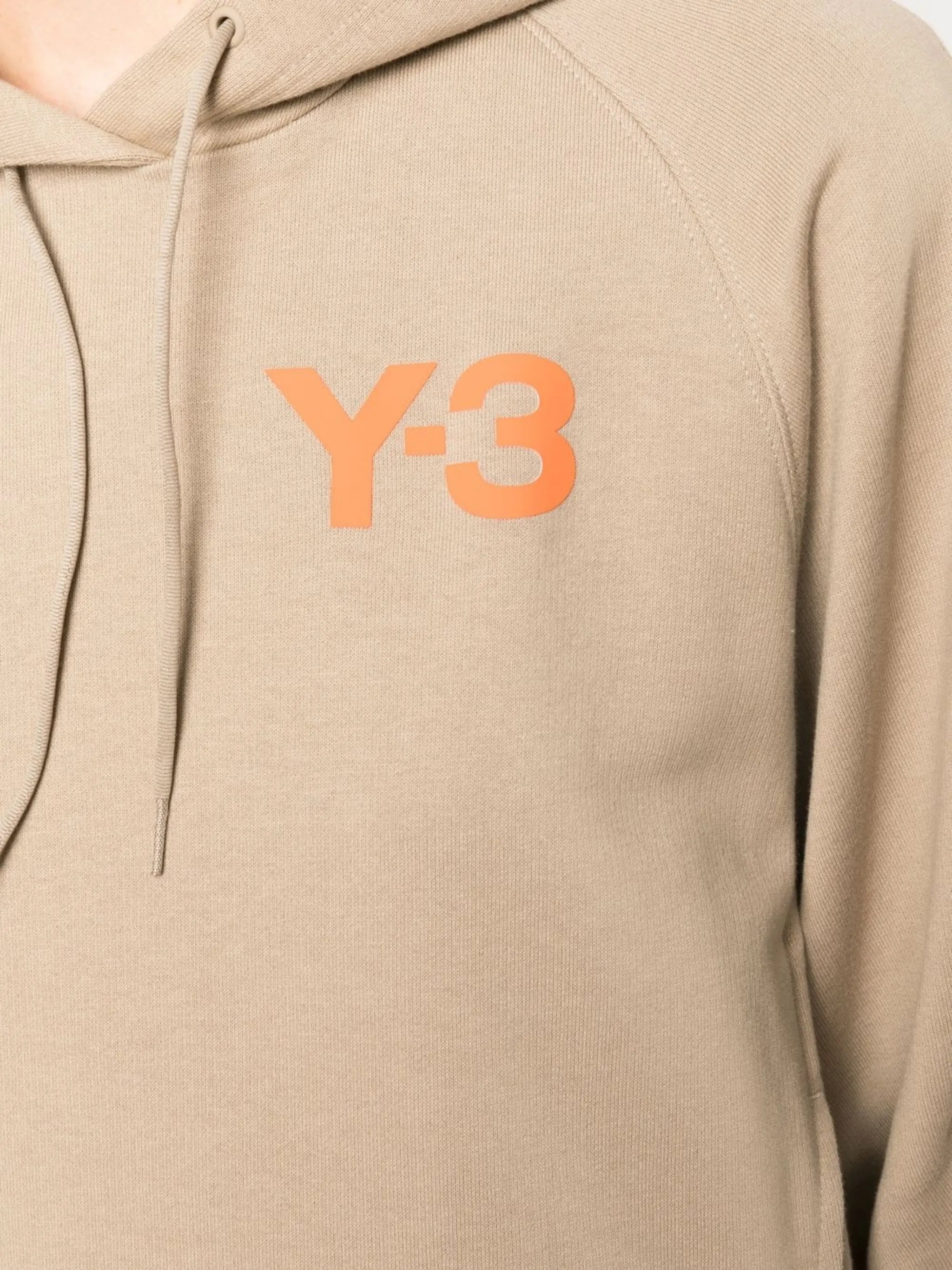 Felpa logo-print cotton hoodie