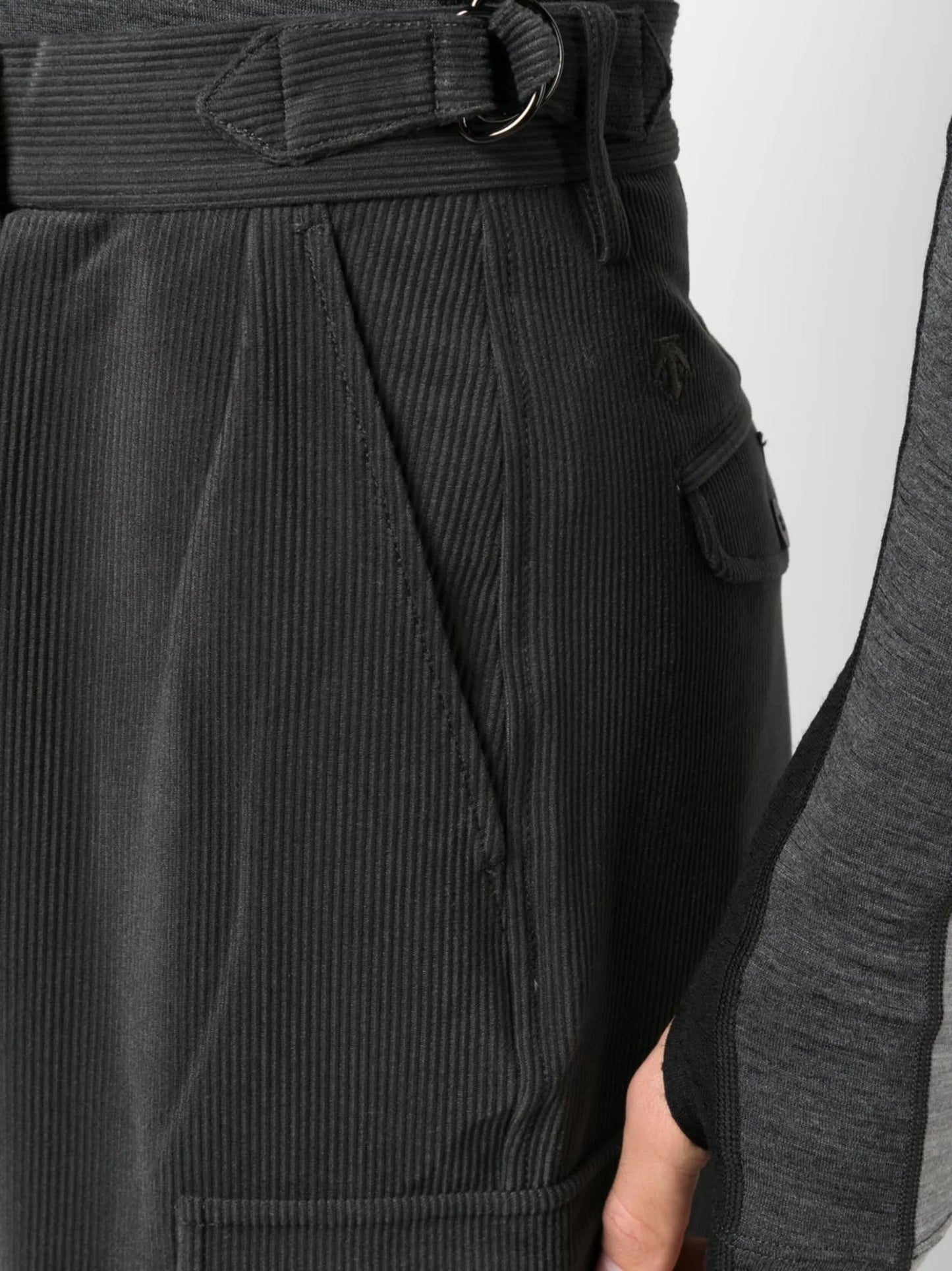corduroy multi-pocket cargo pants