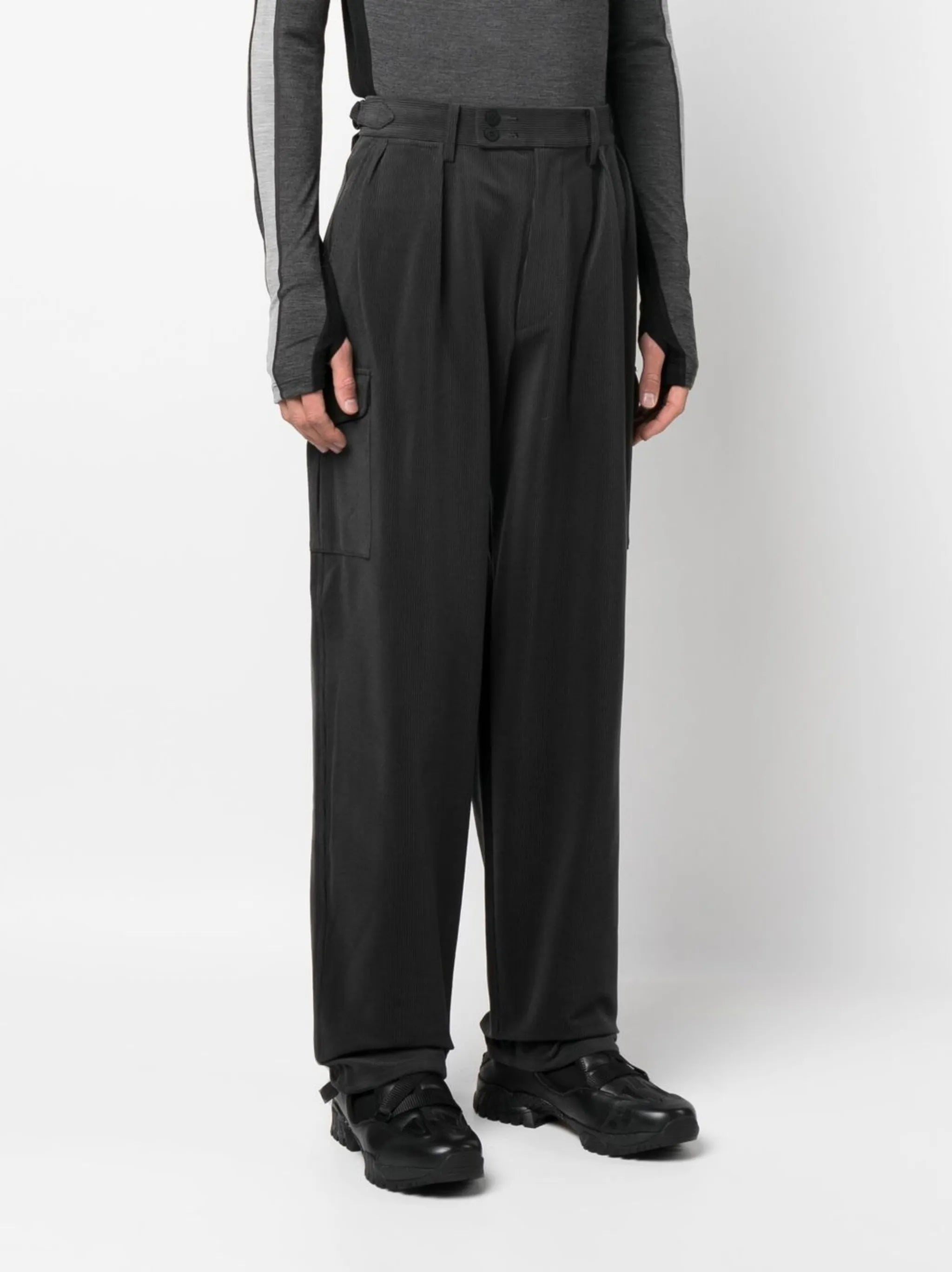 corduroy multi-pocket cargo pants