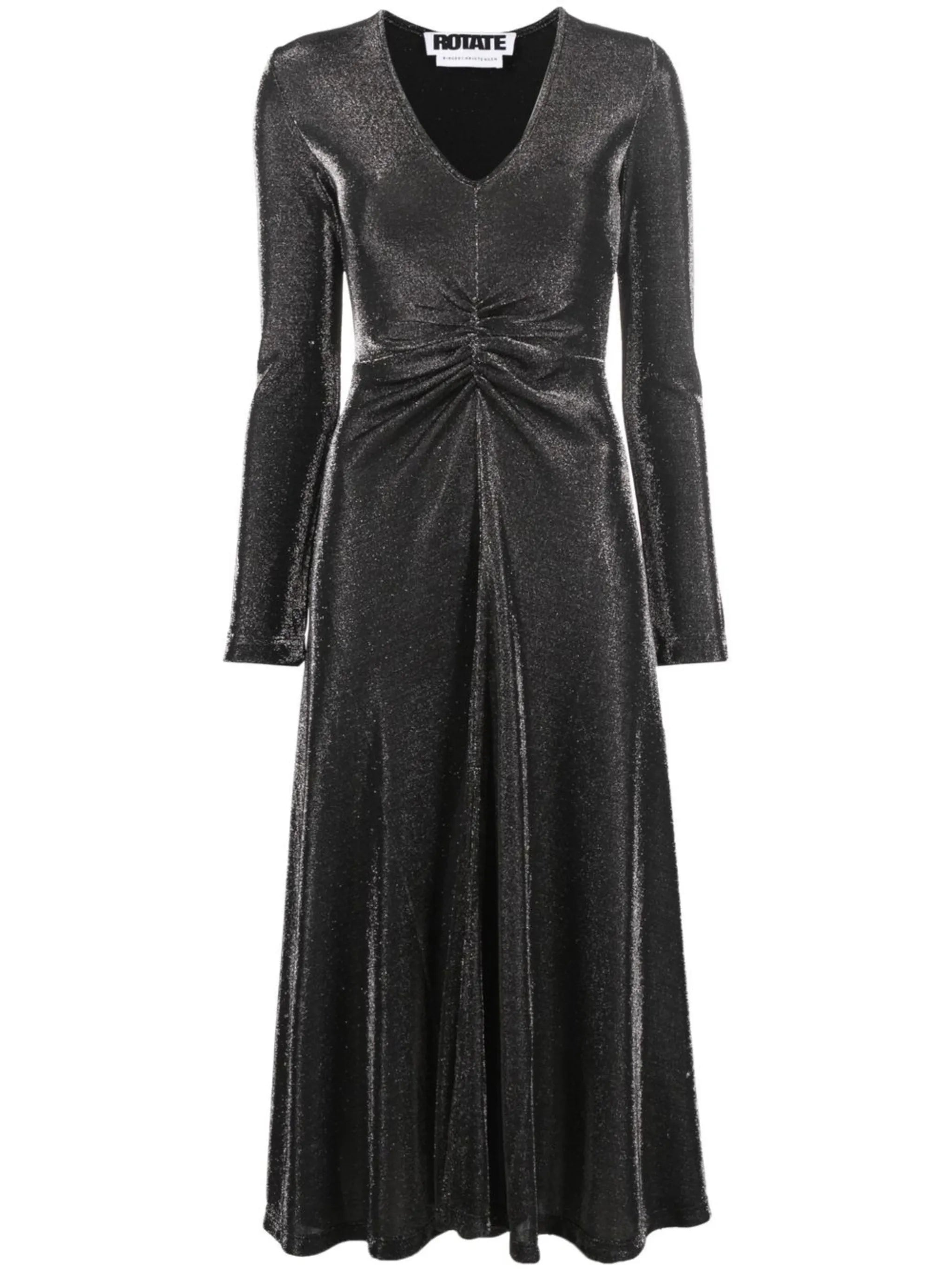 Sierra V-neck midi dress