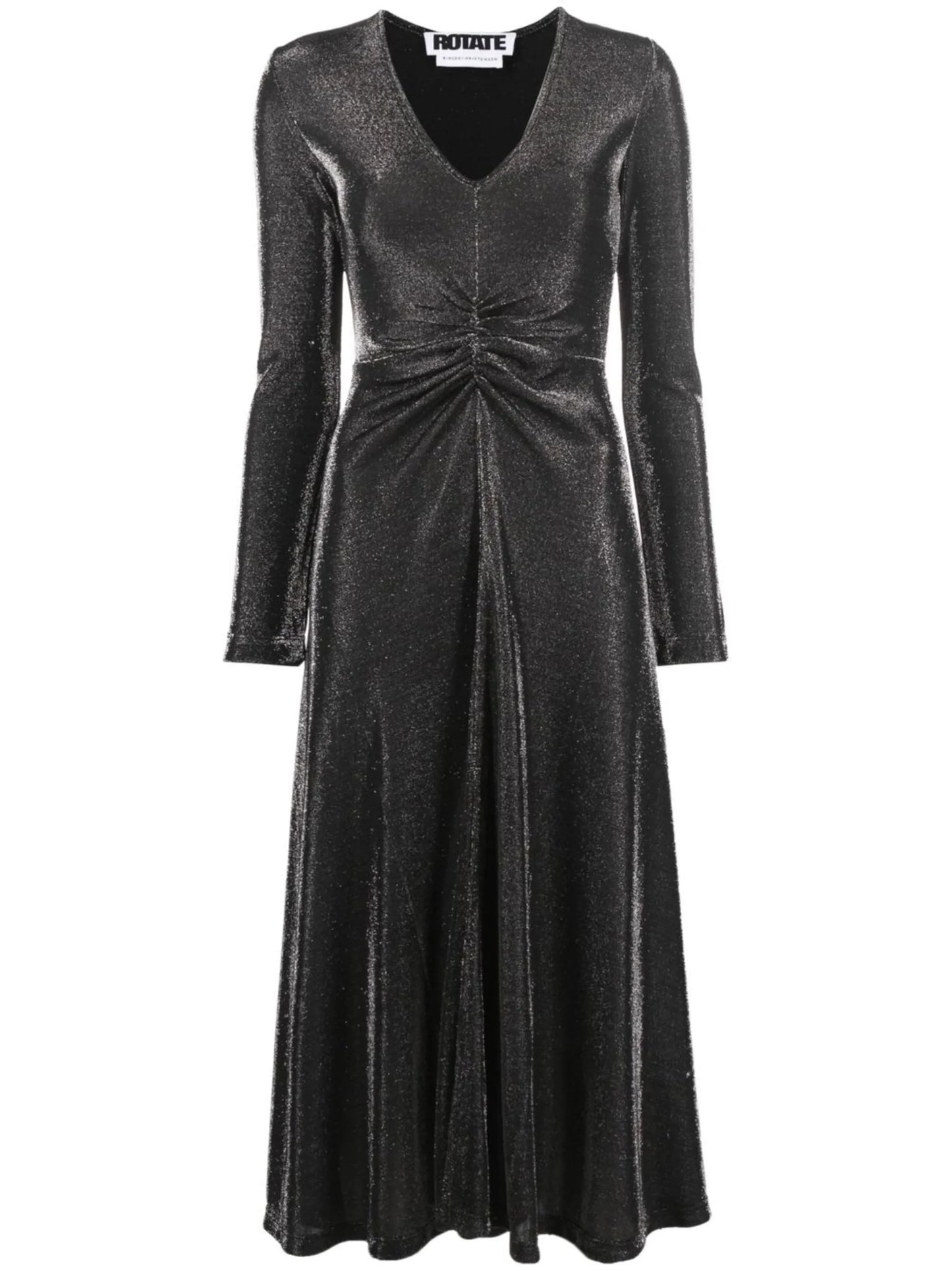 Sierra V-neck midi dress