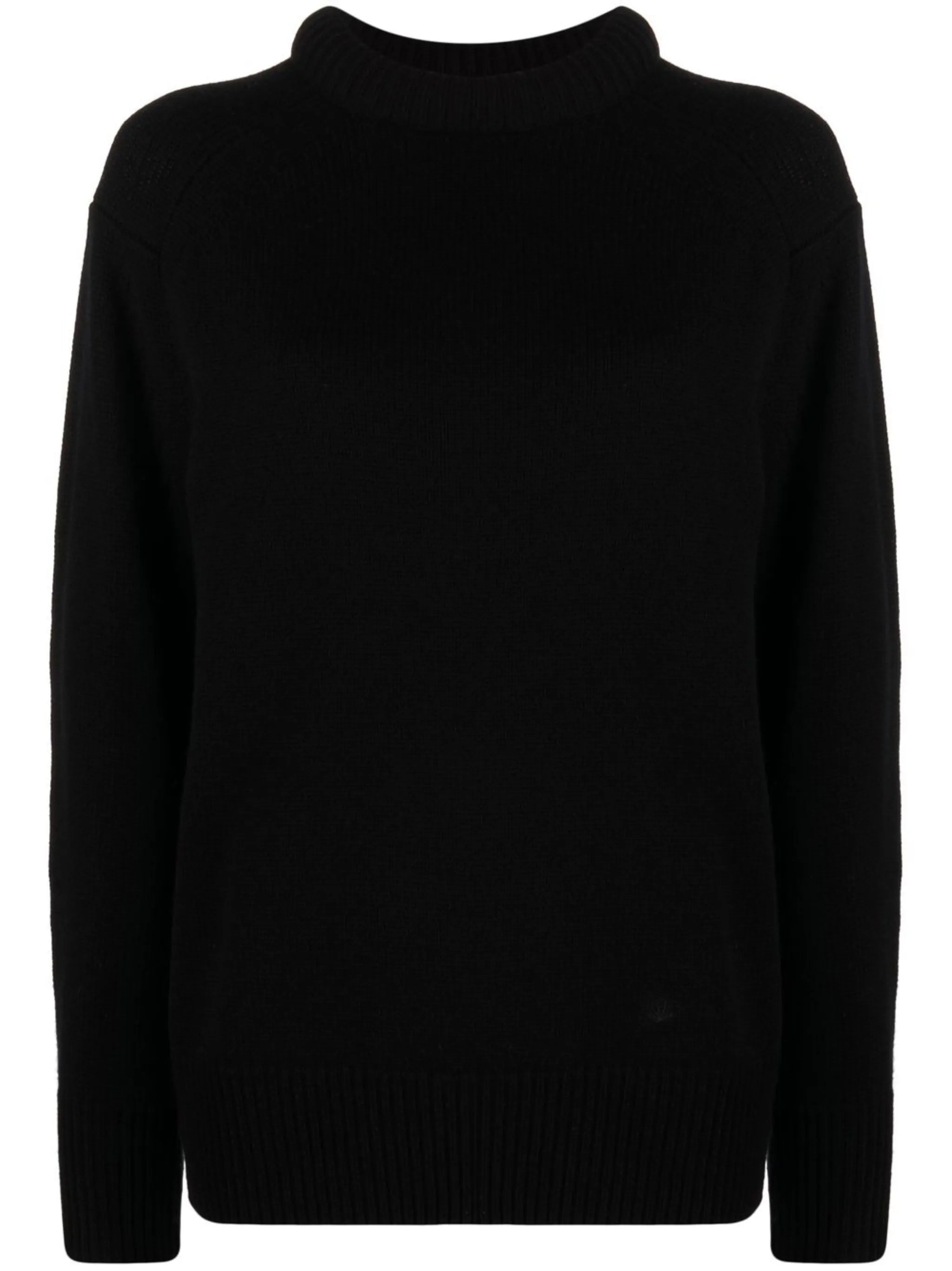 ribbed roll-neck jumper
