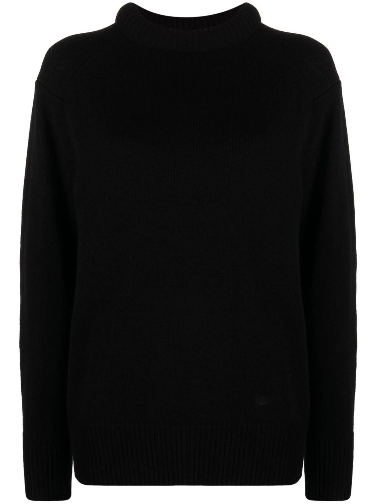 ribbed roll-neck jumper