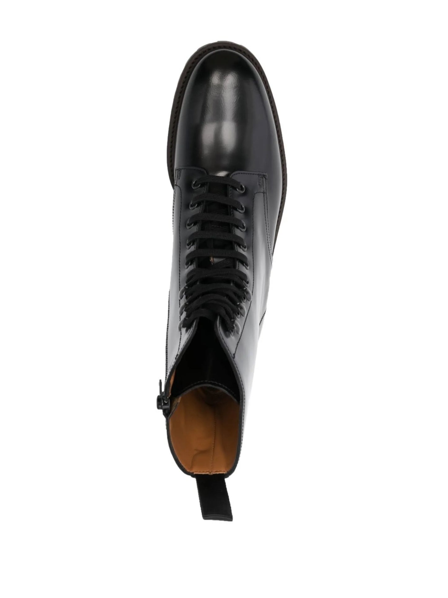 lace-up leather boots