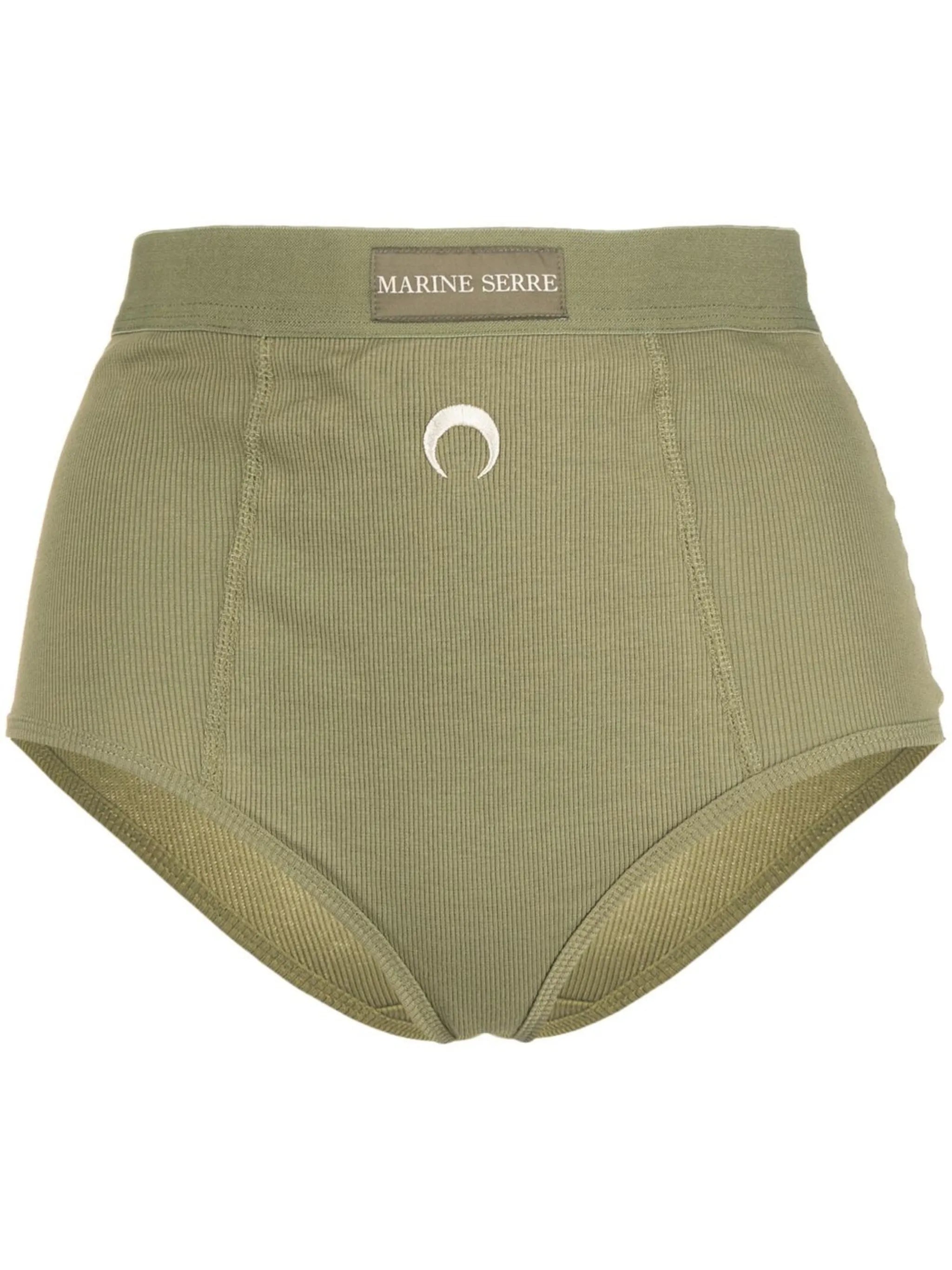ribbed organic cotton briefs