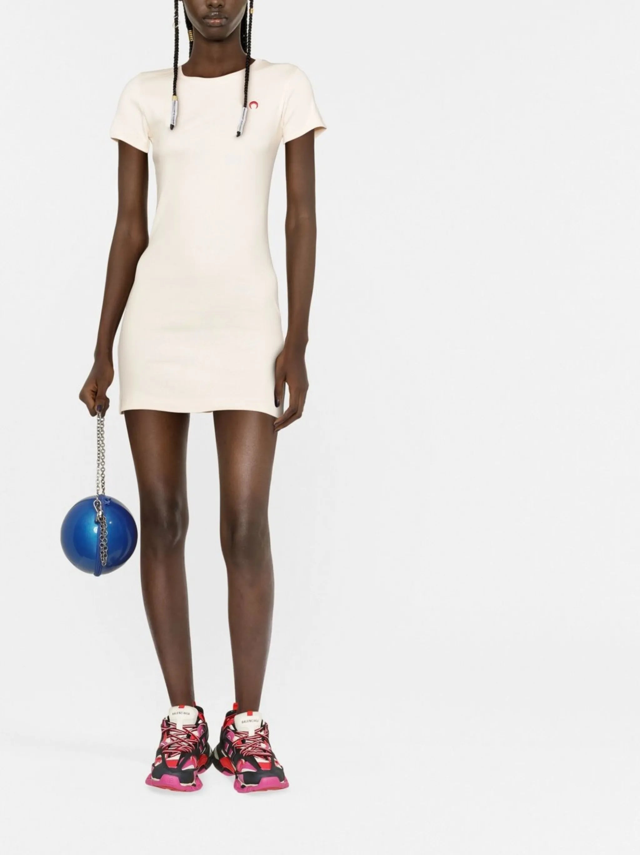organic-cotton T-shirt mini dress